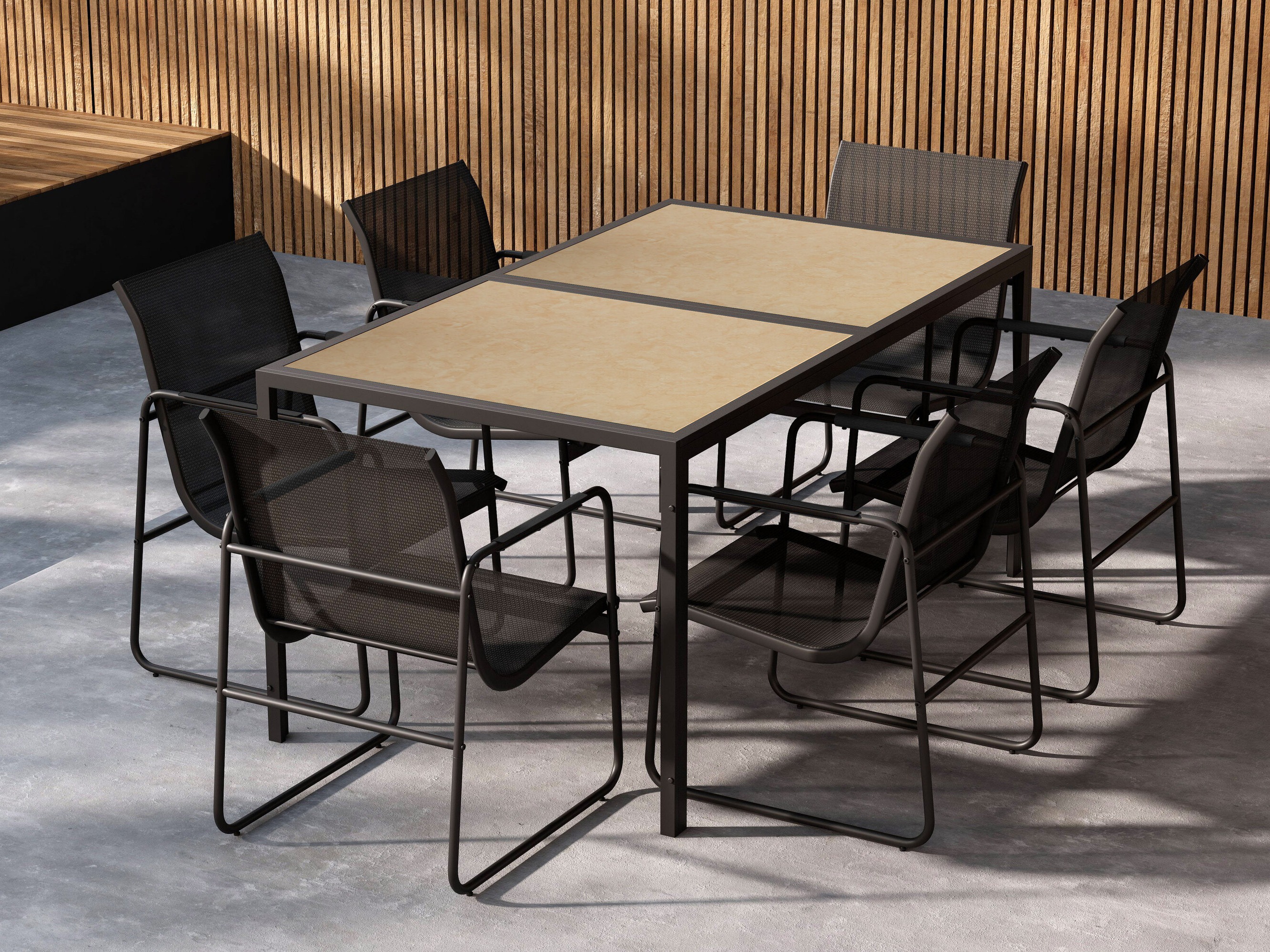 Table and chairs set Dallas 4857