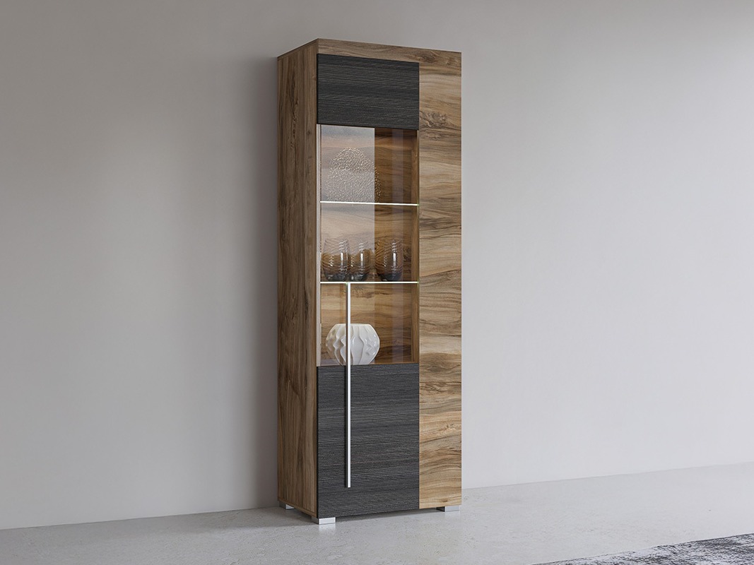 Bookcase Sorciro 104 (Nut + Dark oak)