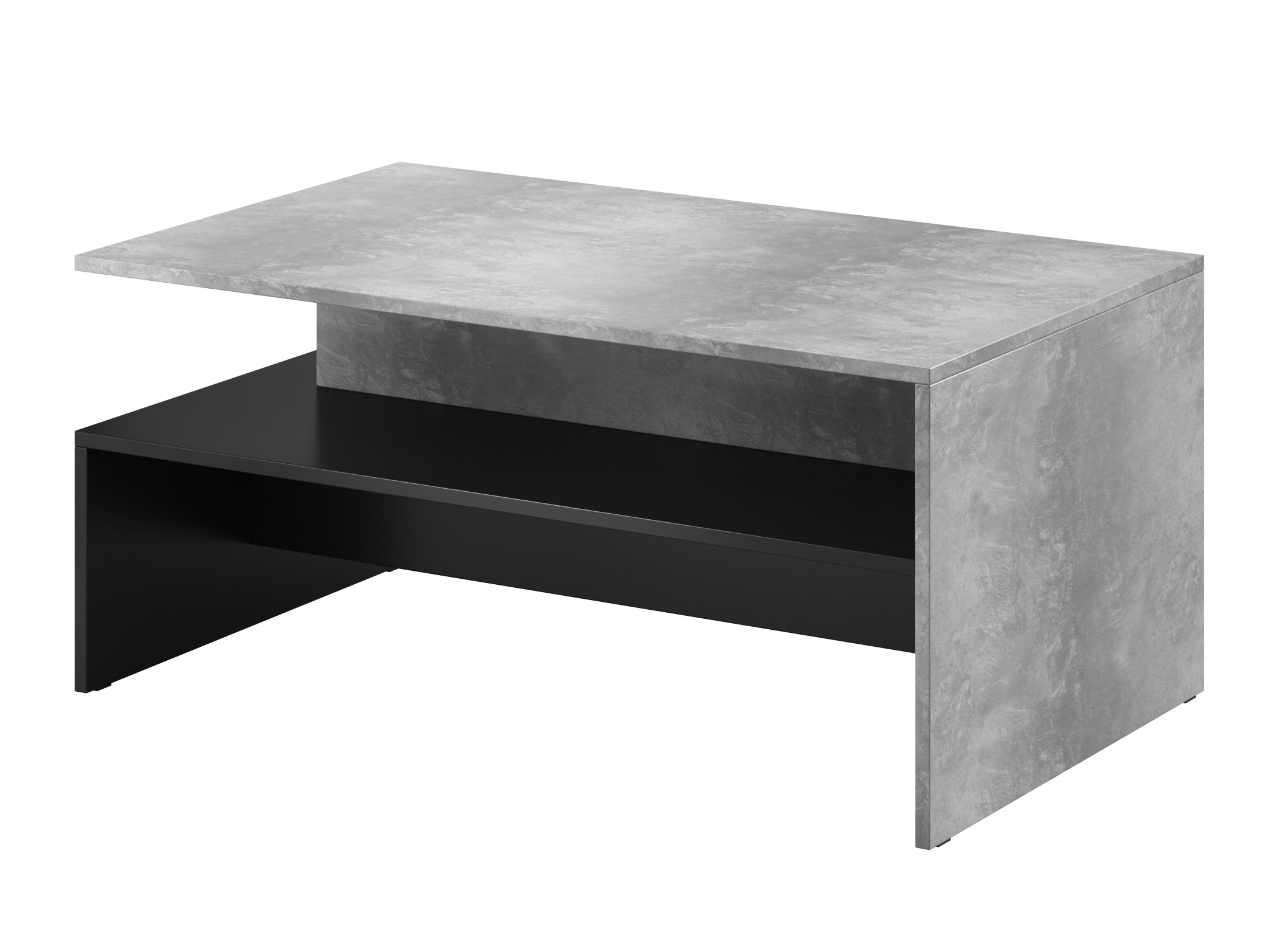 Coffee table Serodeu 103 (Concrete + Black)