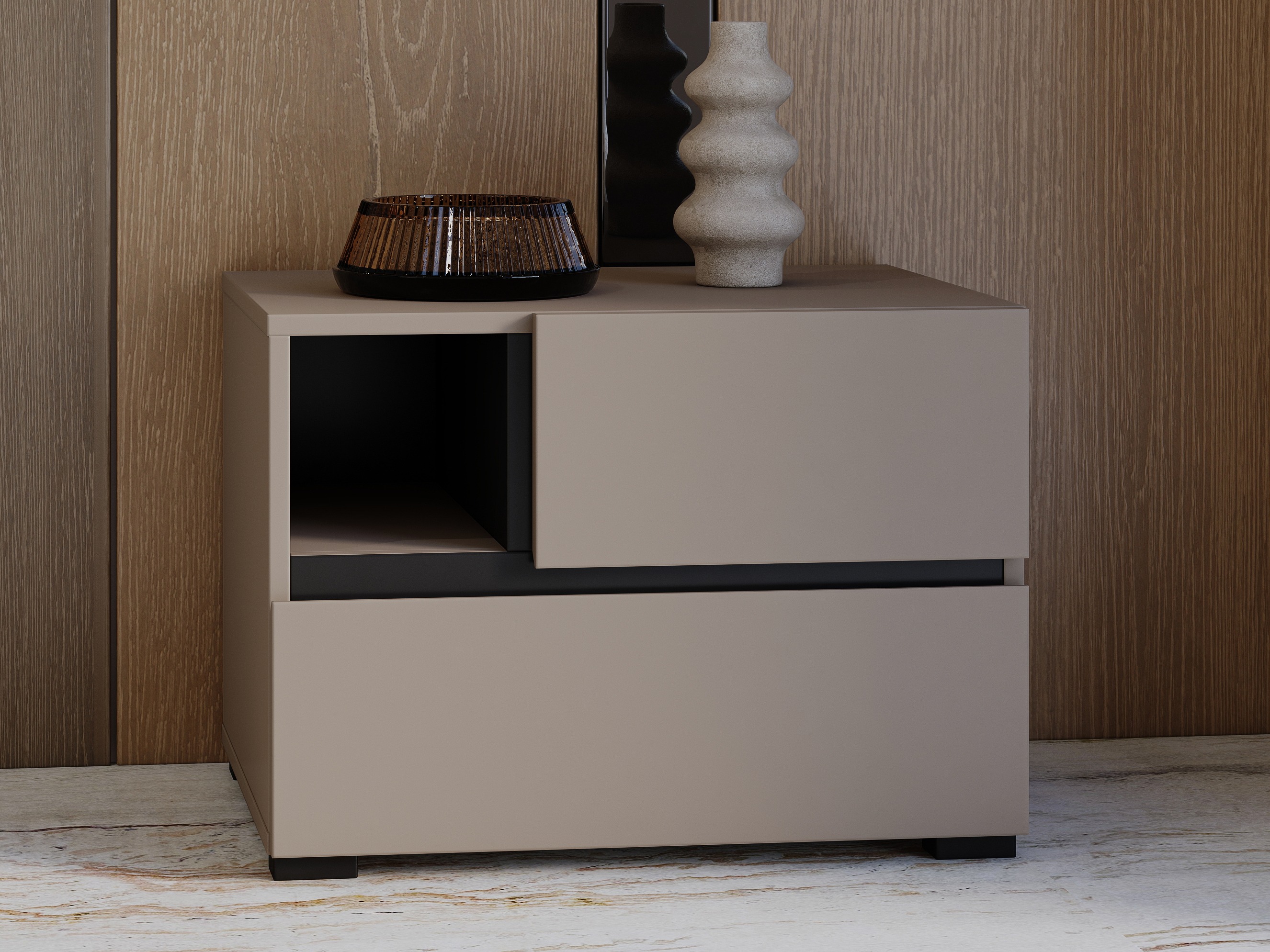 Bedside table Alfere 120 (Congo)