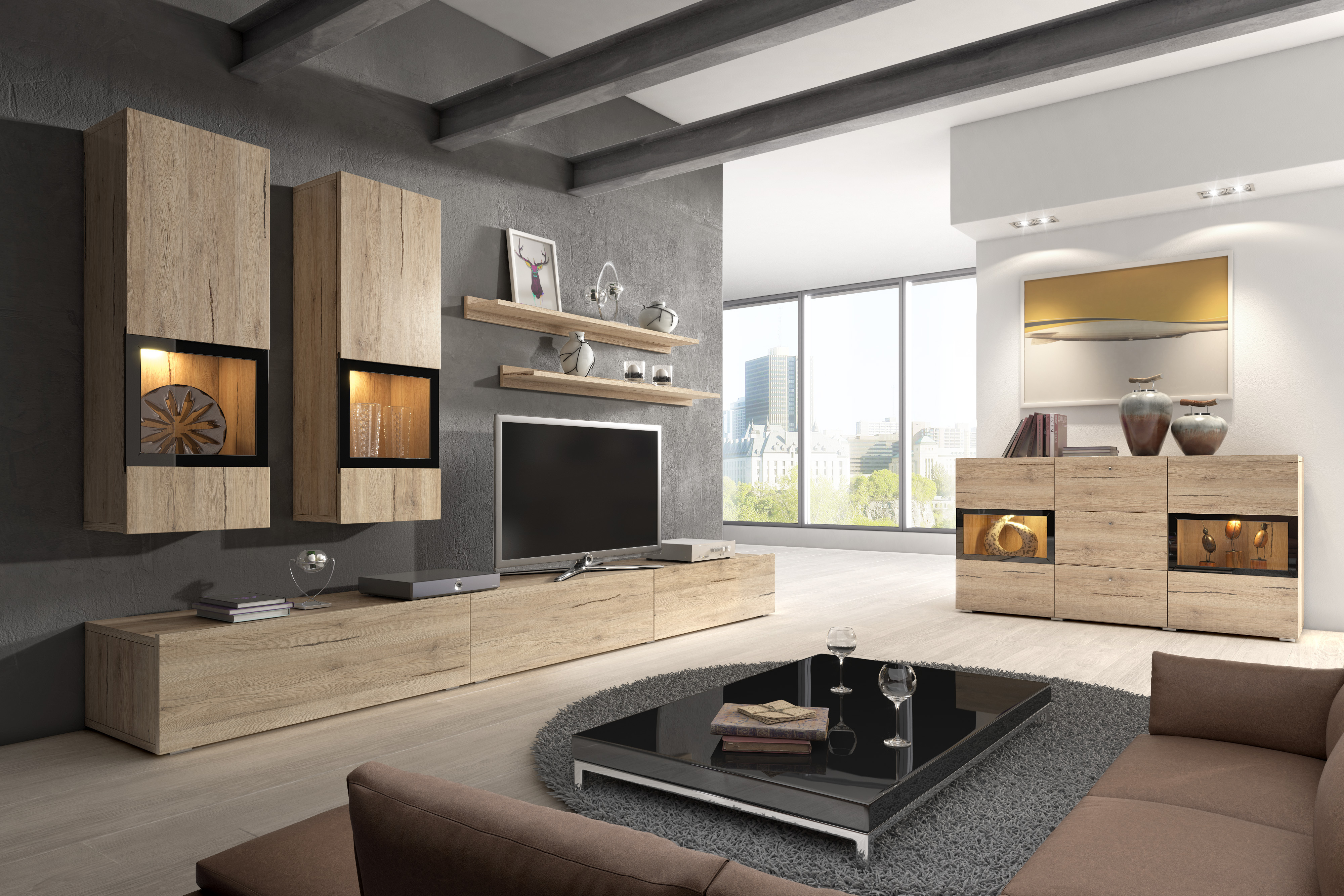 Chest of drawers Serodeu 101 (San Remo oak)