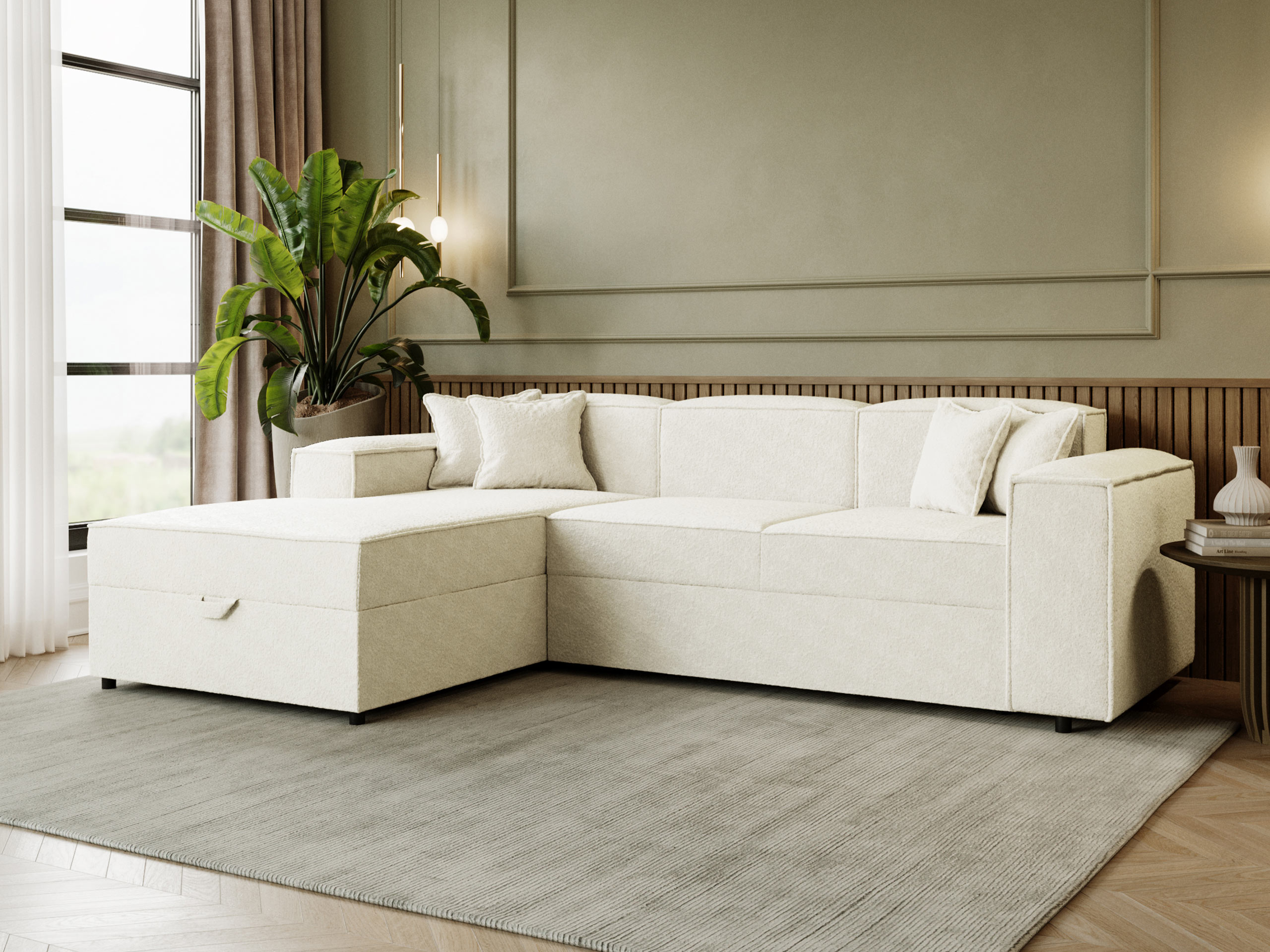 Corner sofa Clovis 116 (Coral 15)