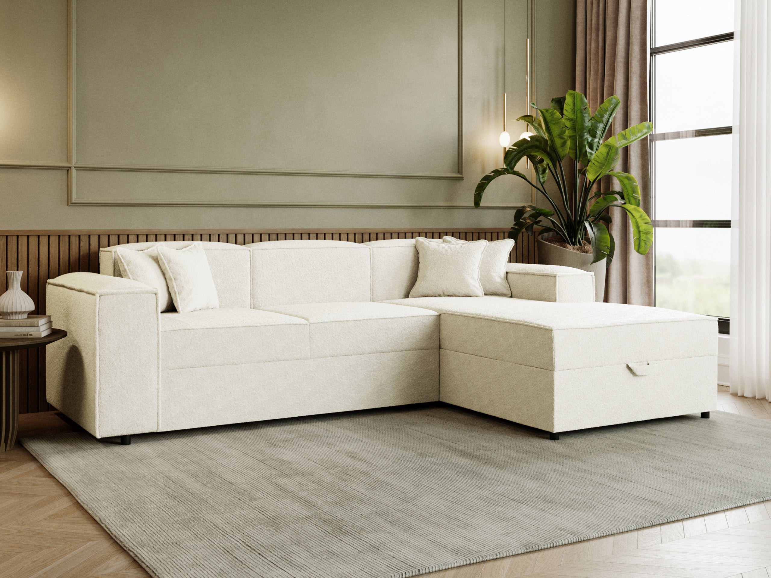 Corner sofa Clovis 116 (Coral 15)