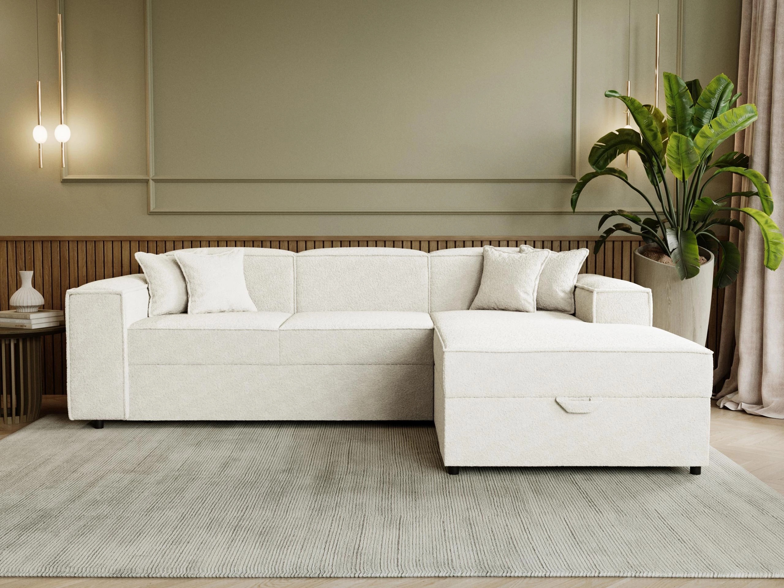 Corner sofa Clovis 116 (Coral 15)