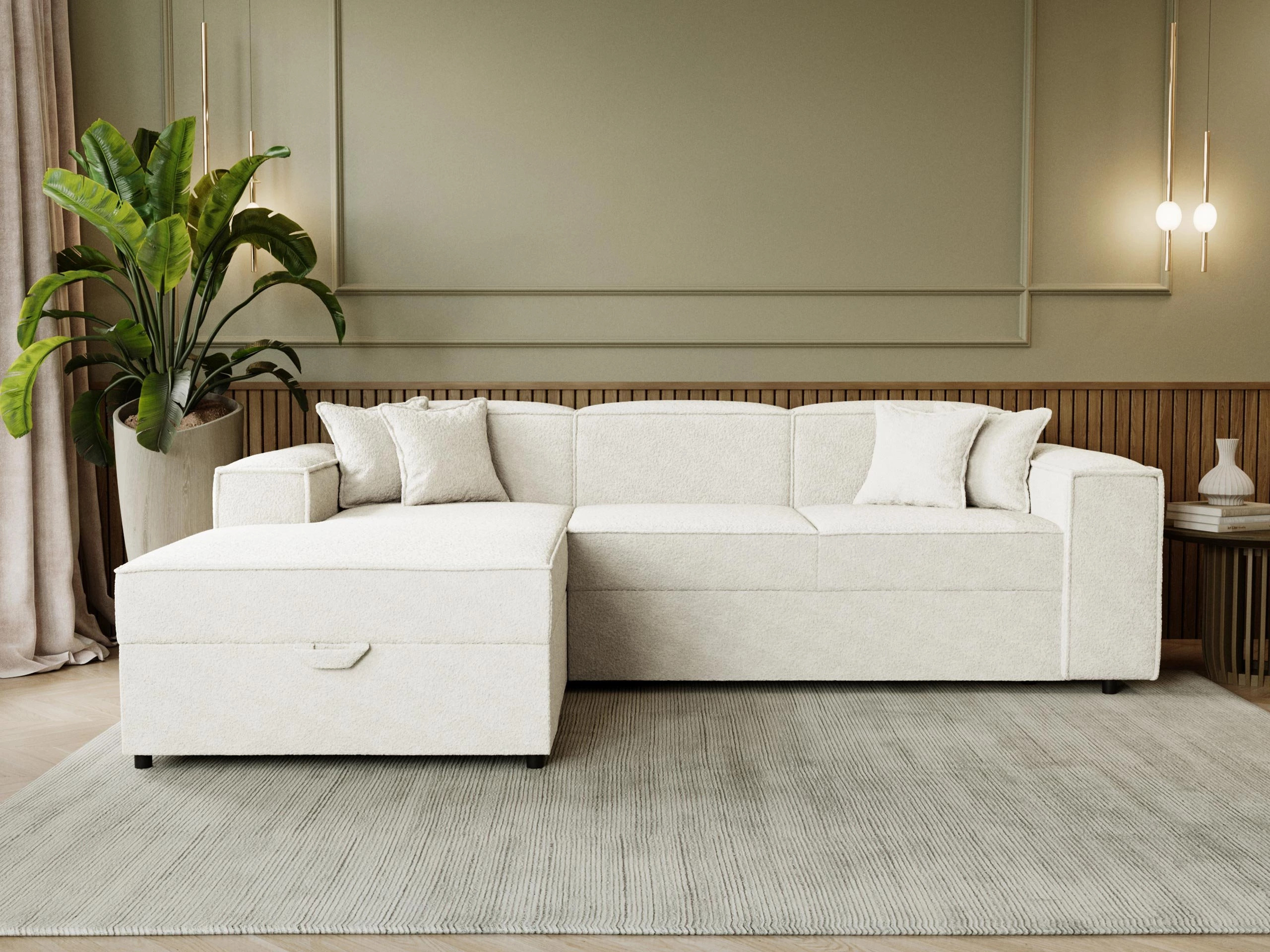 Corner sofa Clovis 116 (Coral 15)