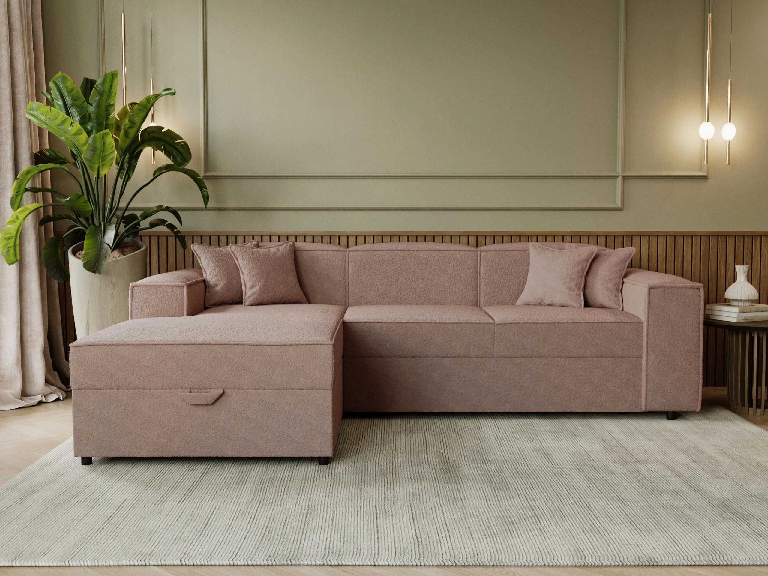 Corner sofa Clovis 116 (Coral 45)