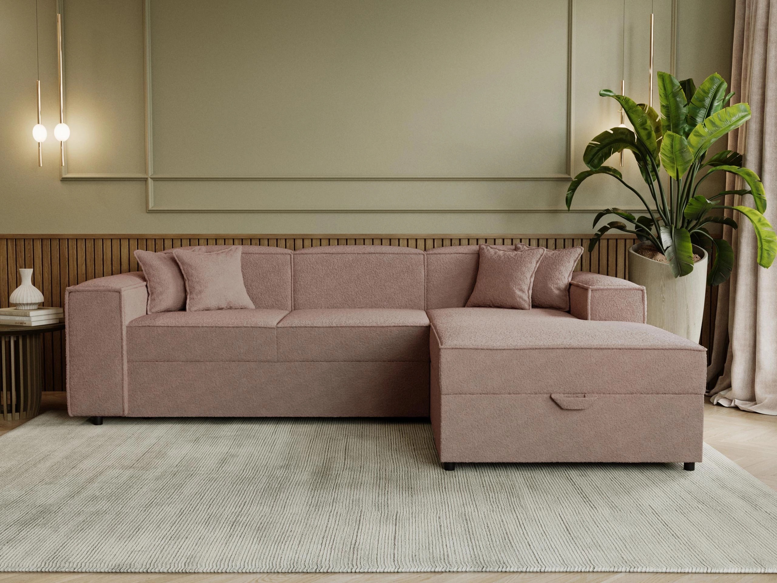 Corner sofa Clovis 116 (Coral 45)