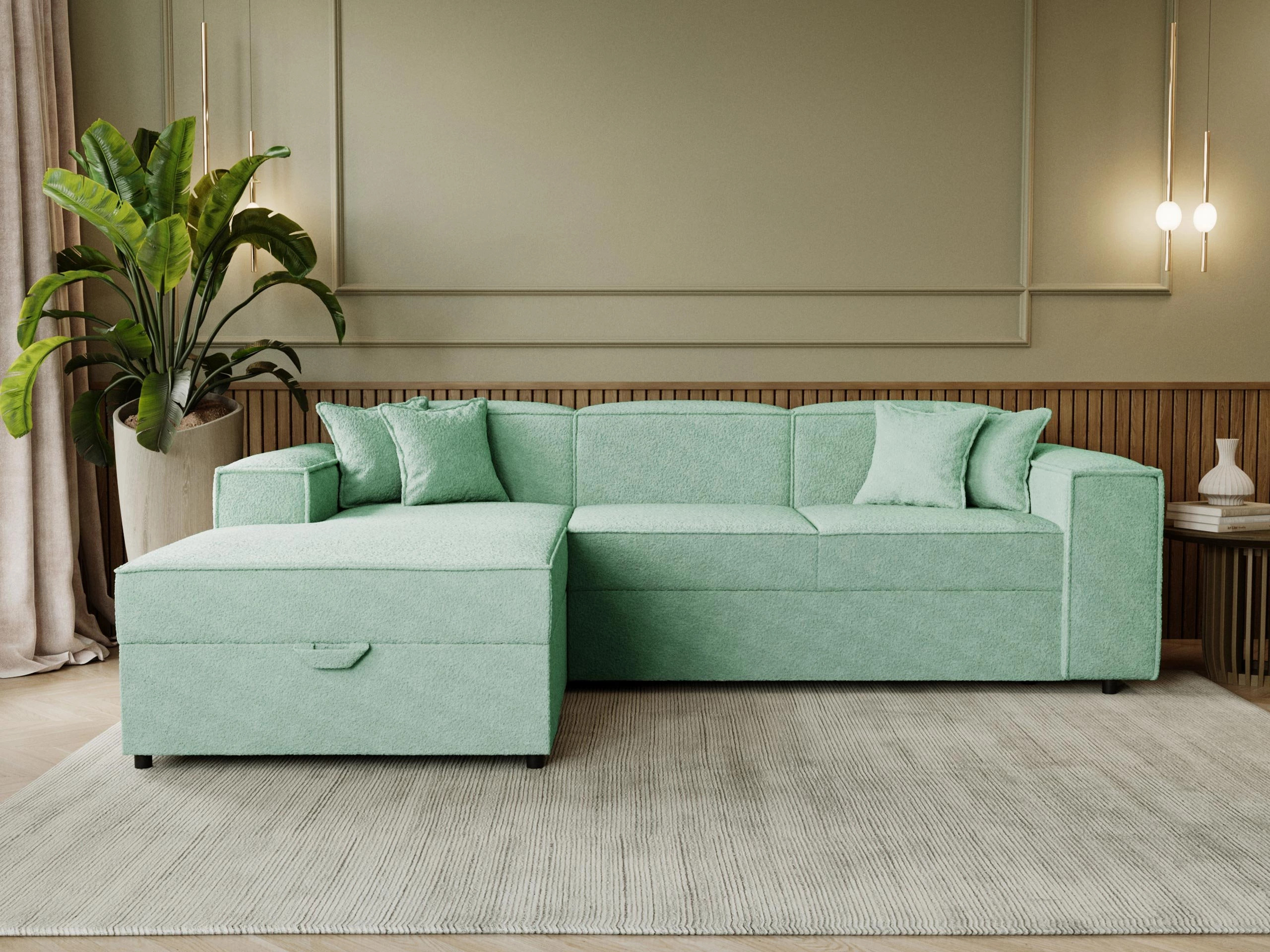 Corner sofa Clovis 116 (Coral 55)