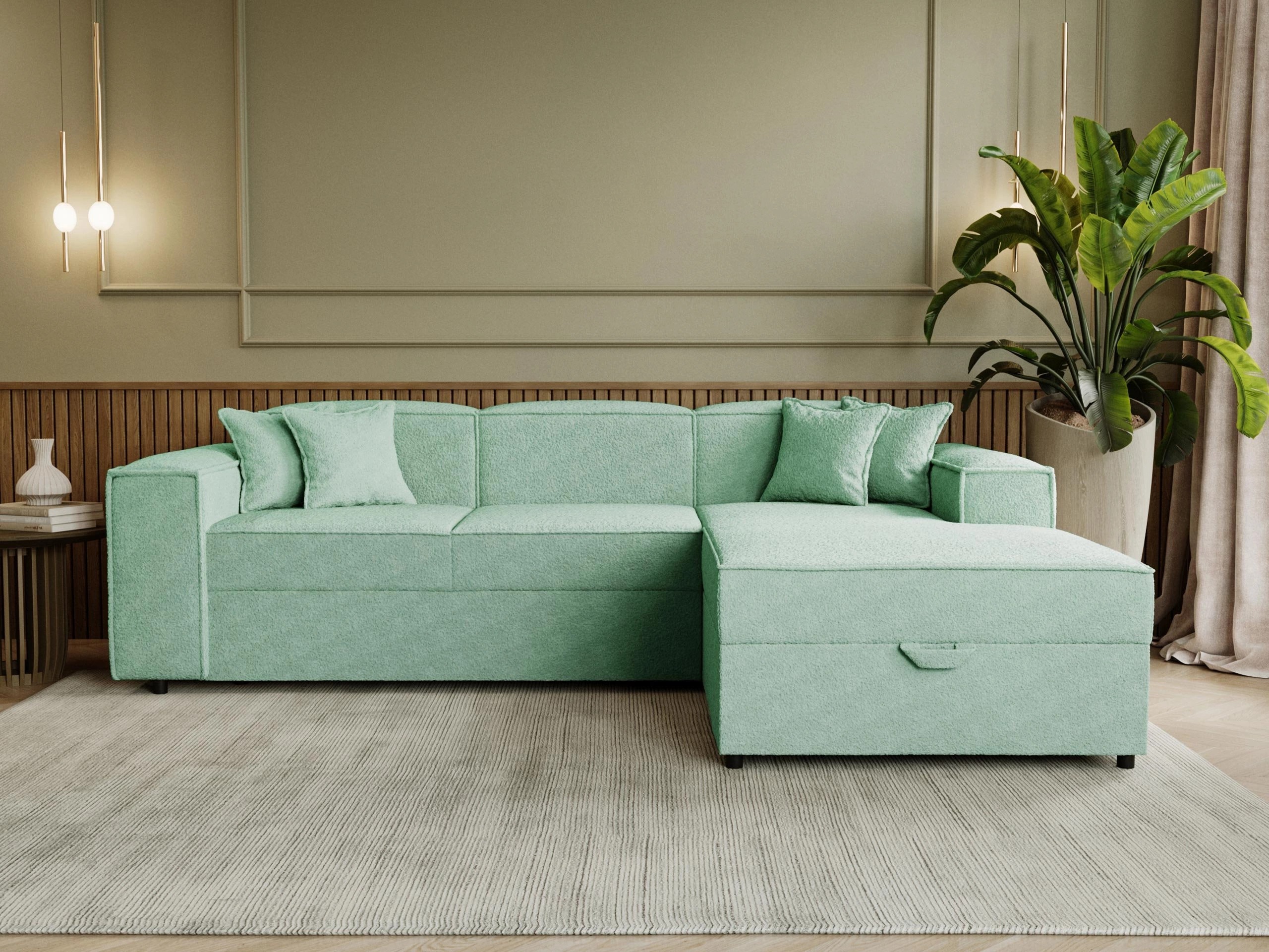 Corner sofa Clovis 116 (Coral 55)
