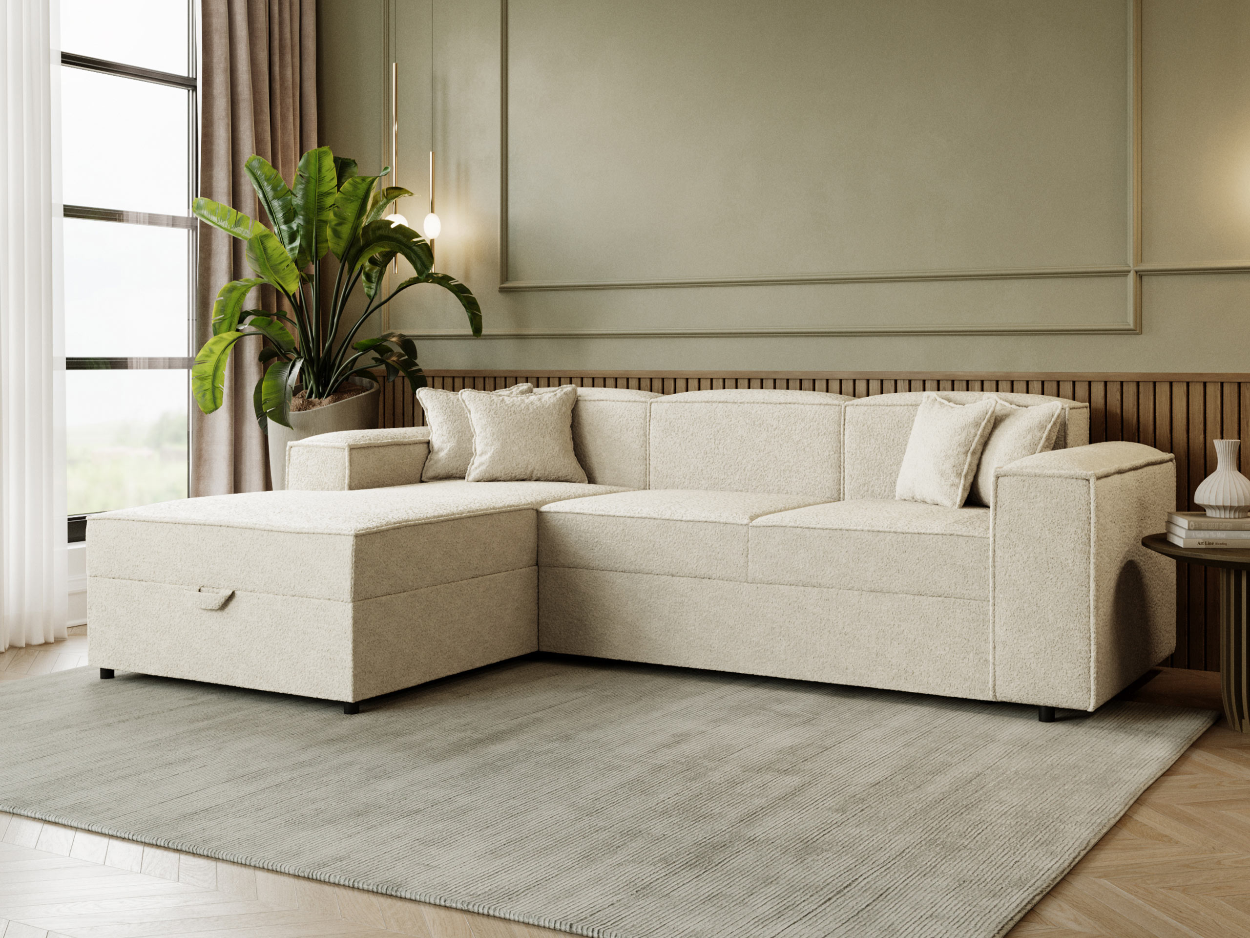 Corner sofa Clovis 116 (Coral 65)