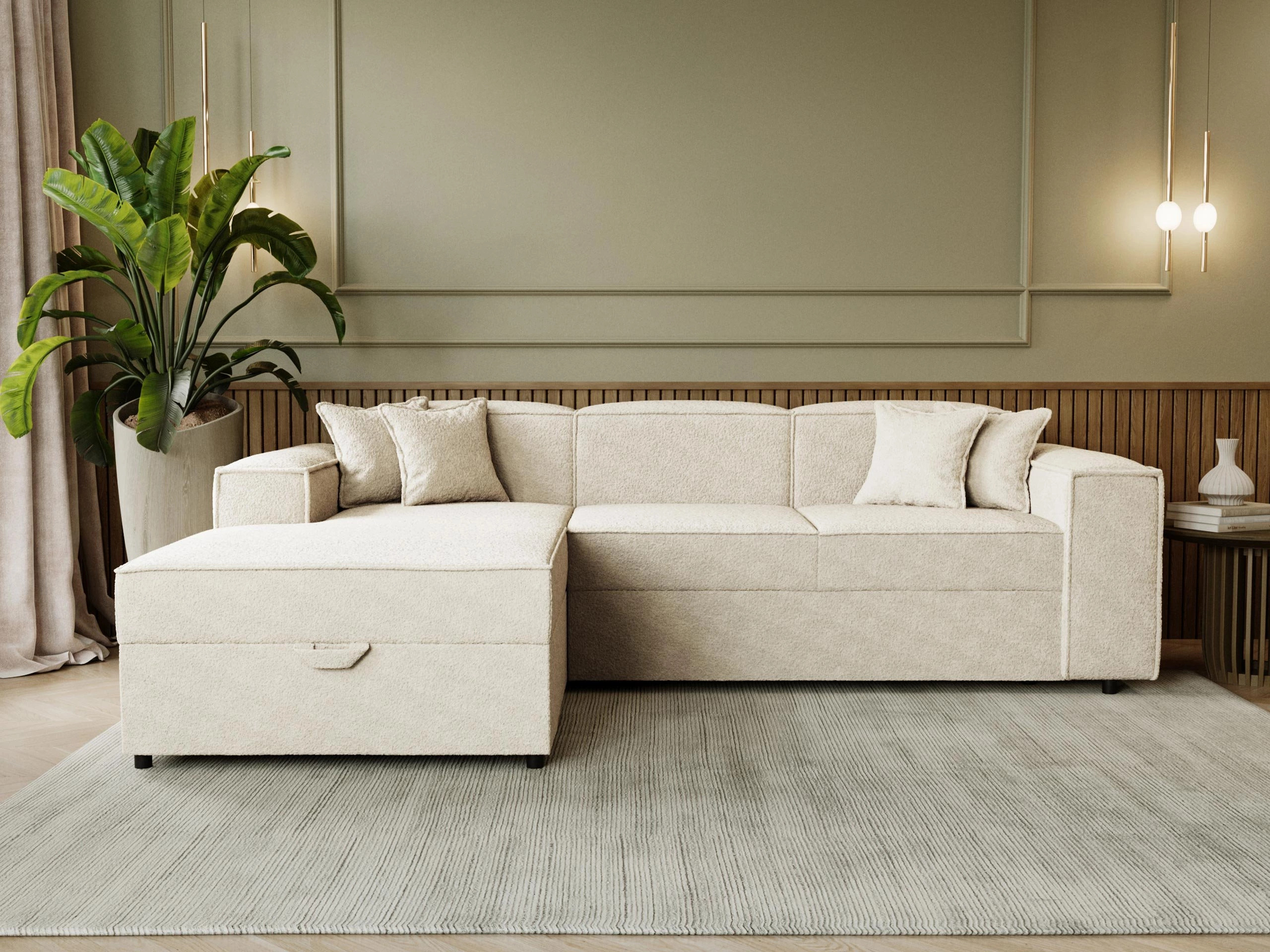 Corner sofa Clovis 116 (Coral 65)