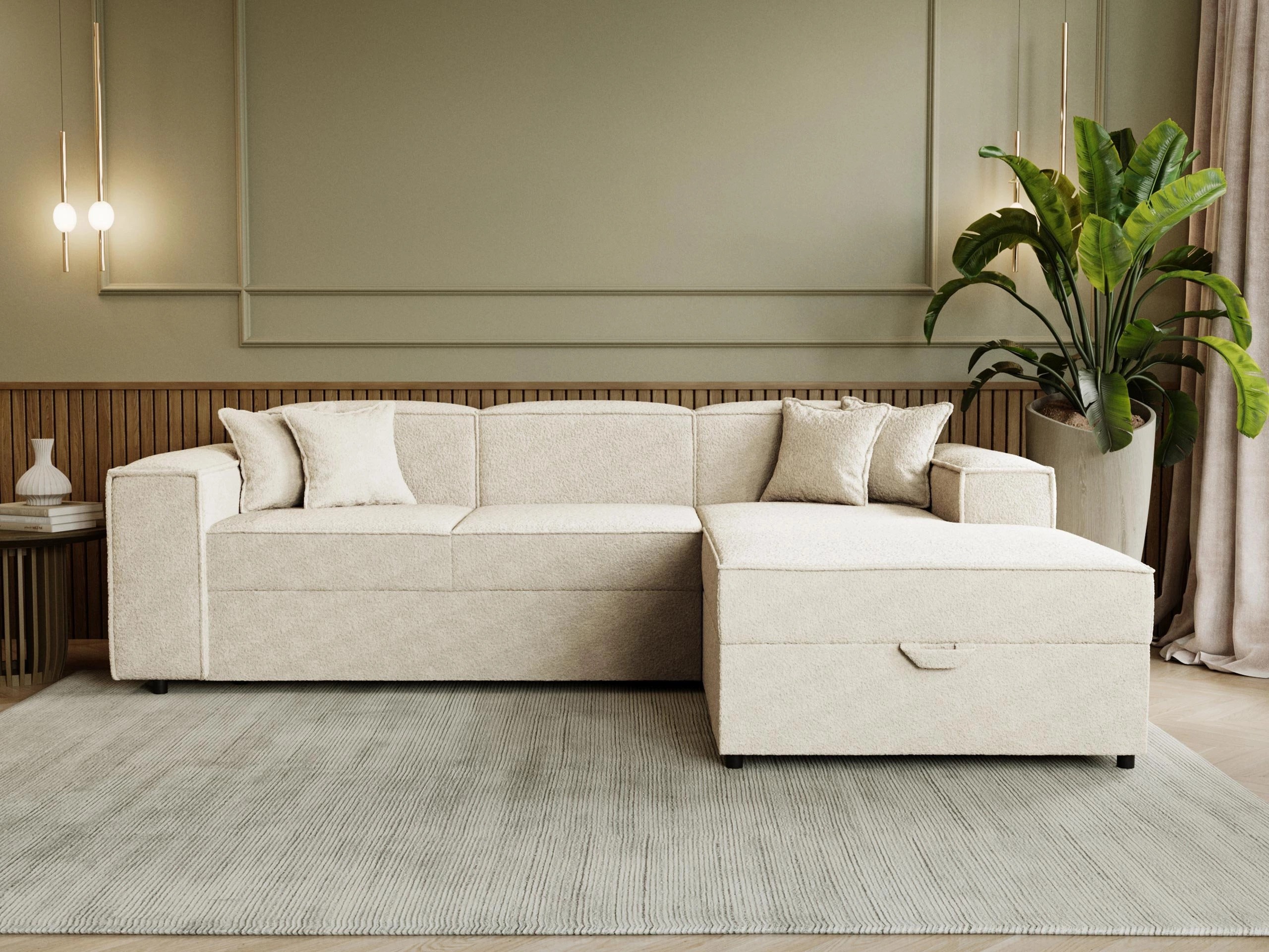 Corner sofa Clovis 116 (Coral 65)