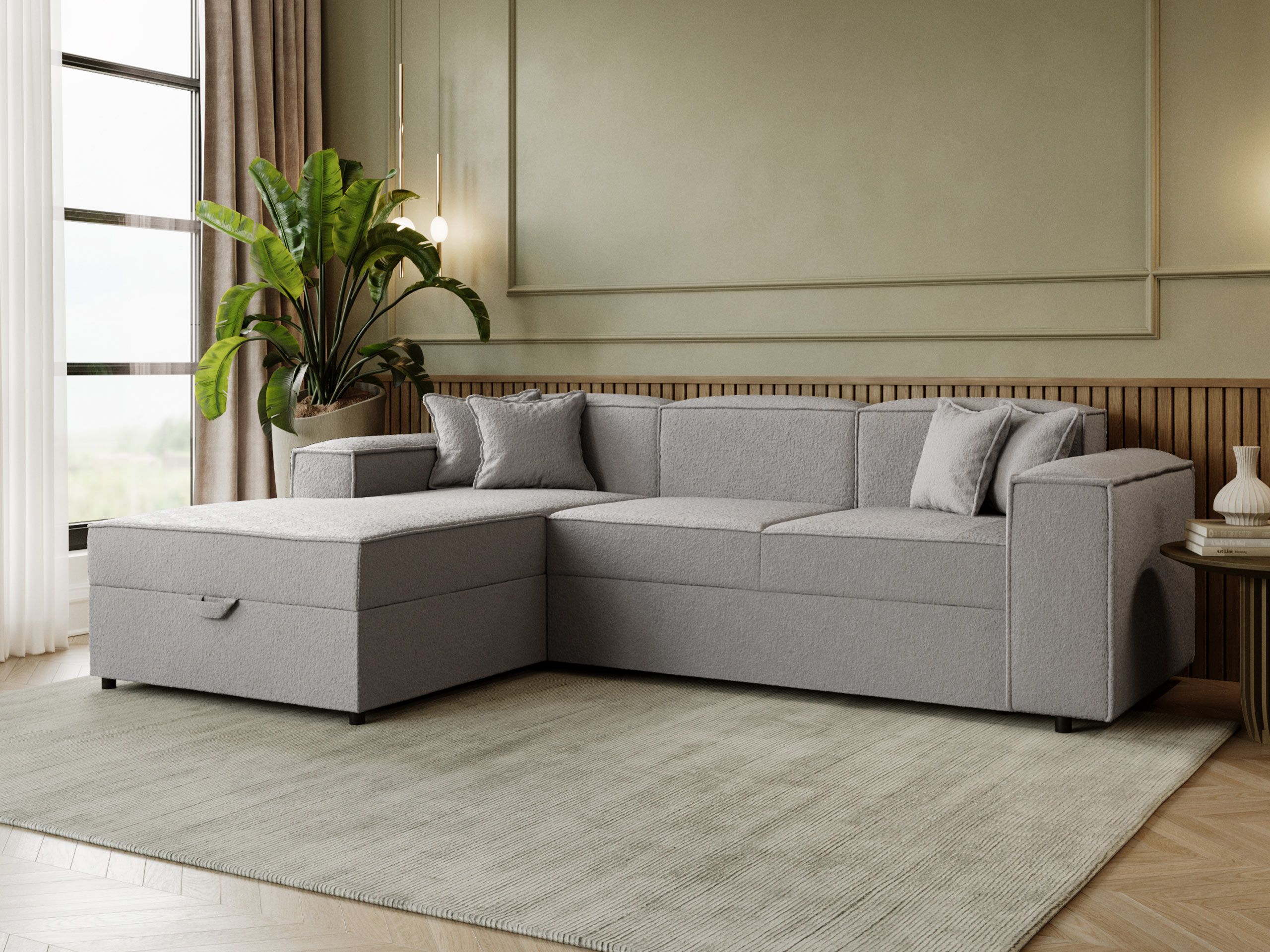 Corner sofa Clovis 116 (Coral 75)