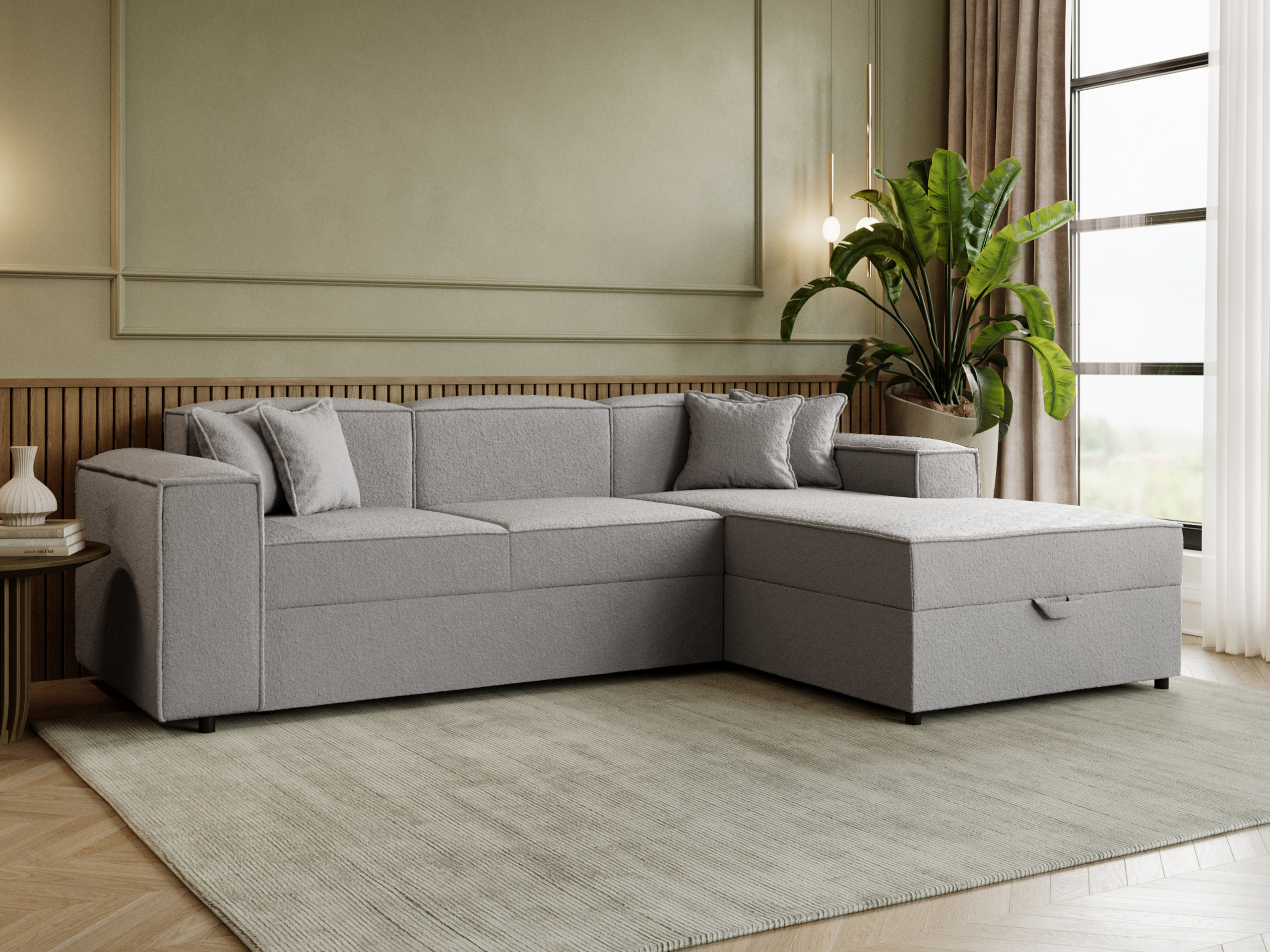 Corner sofa Clovis 116 (Coral 75)