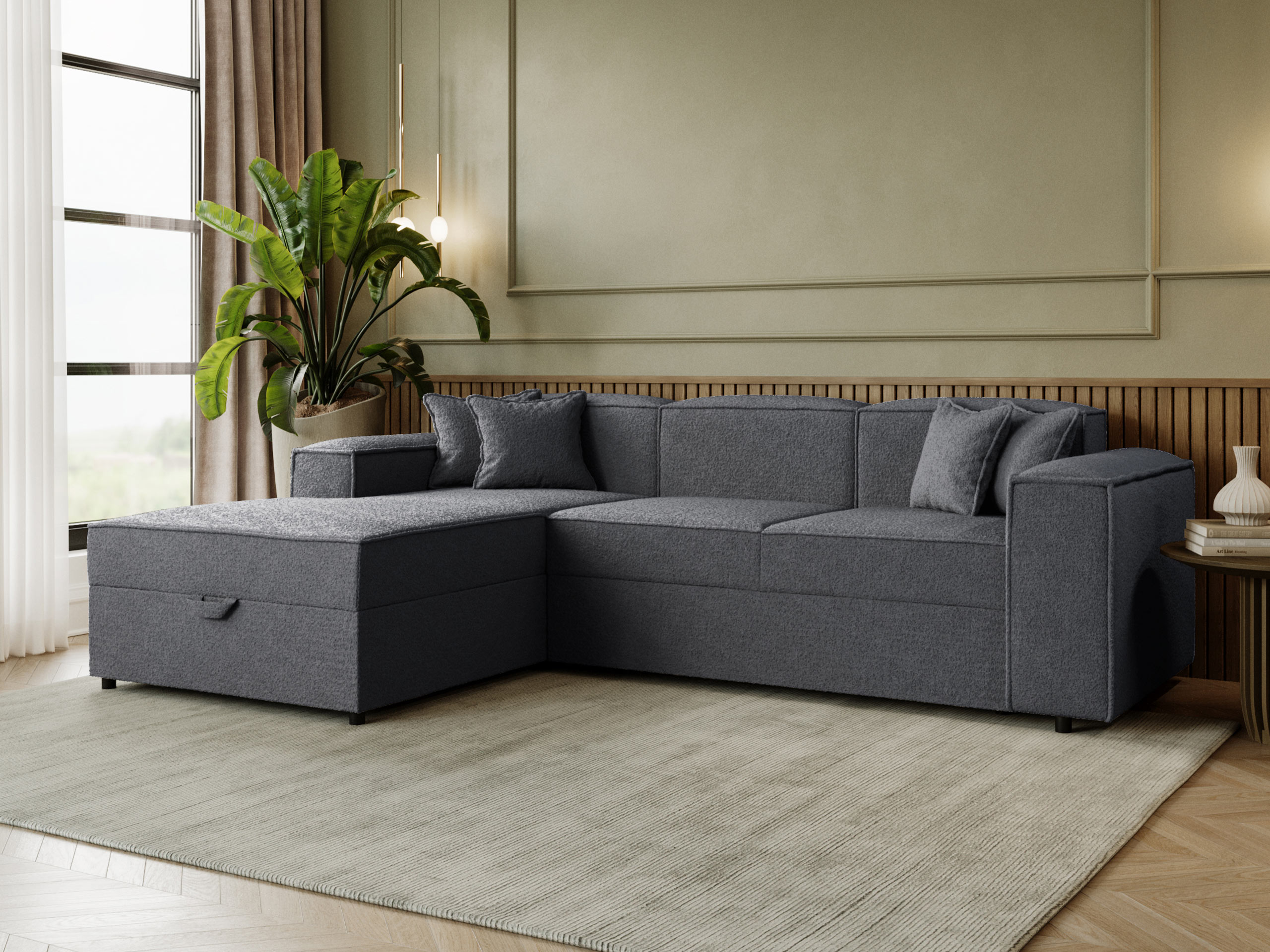 Corner sofa Clovis 116 (Coral 80)