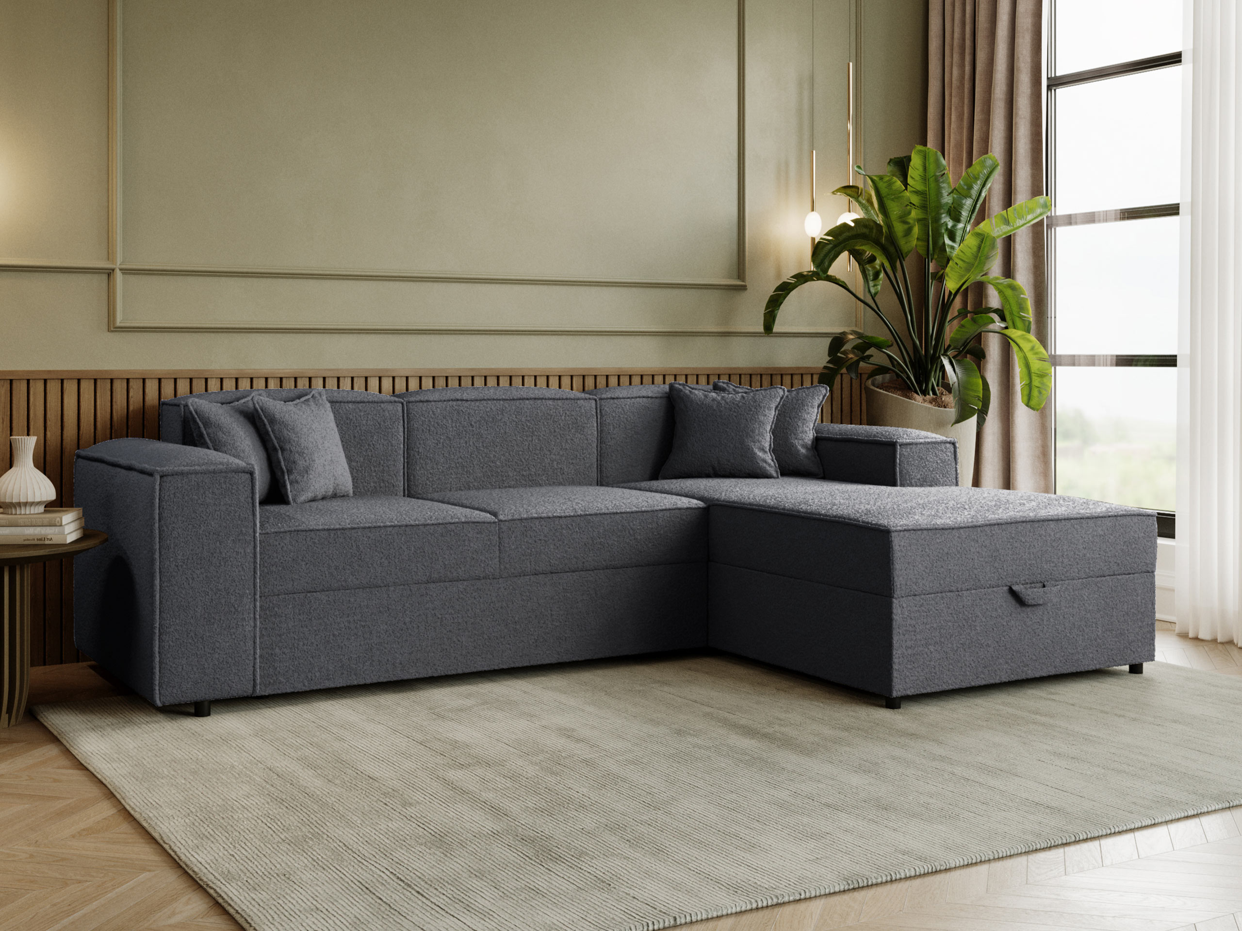 Corner sofa Clovis 116 (Coral 80)