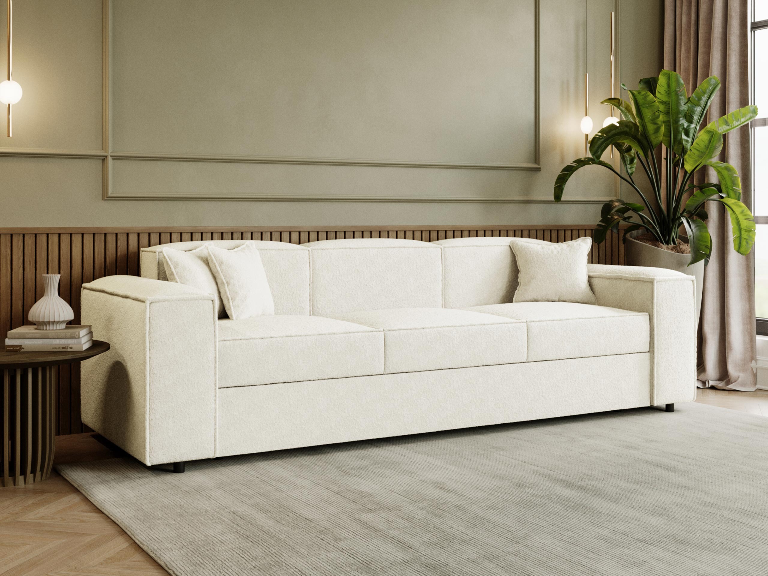 Sofa bed Clovis 114 (Coral 15)