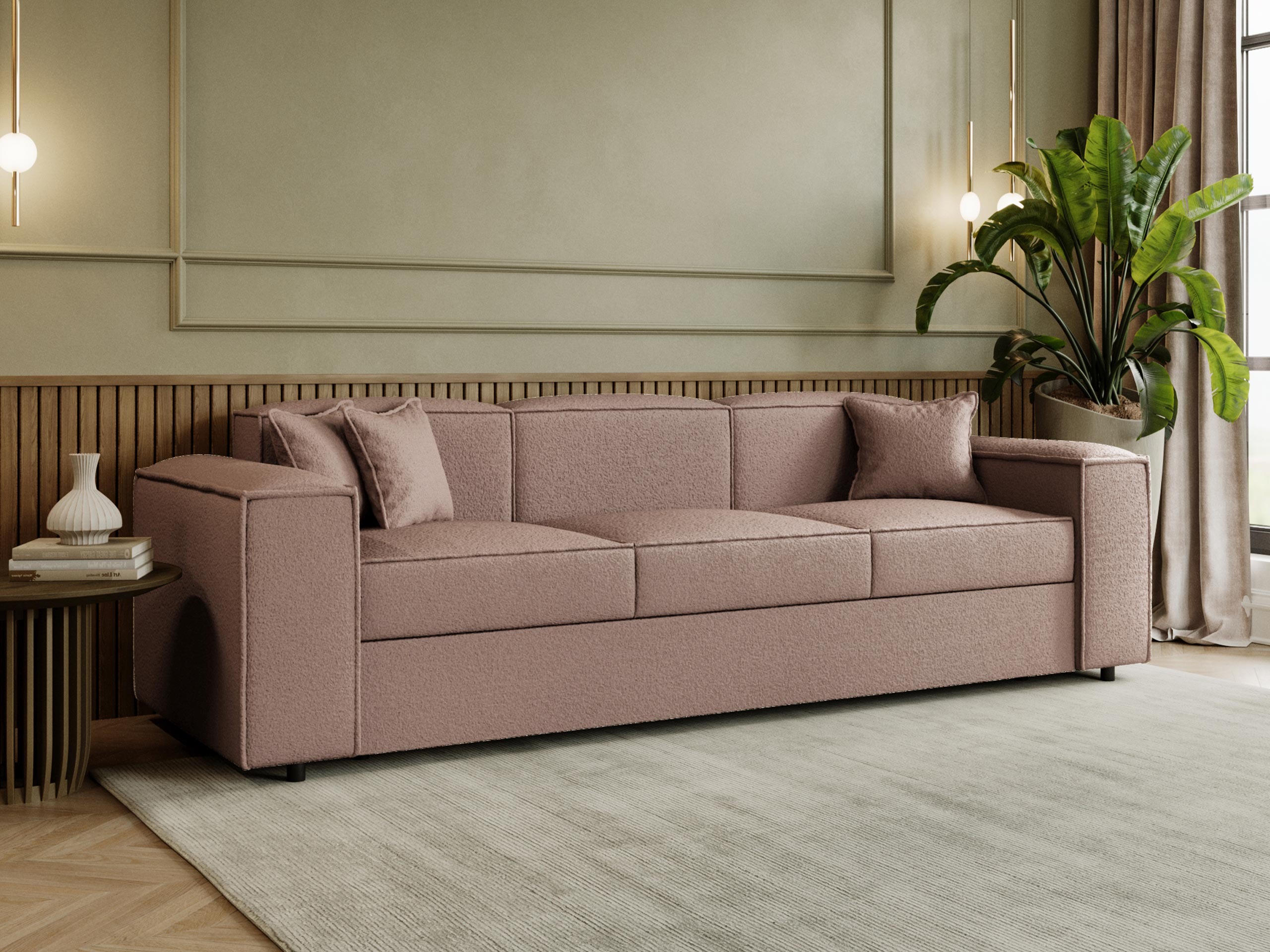 Sofa bed Clovis 114 (Coral 45)
