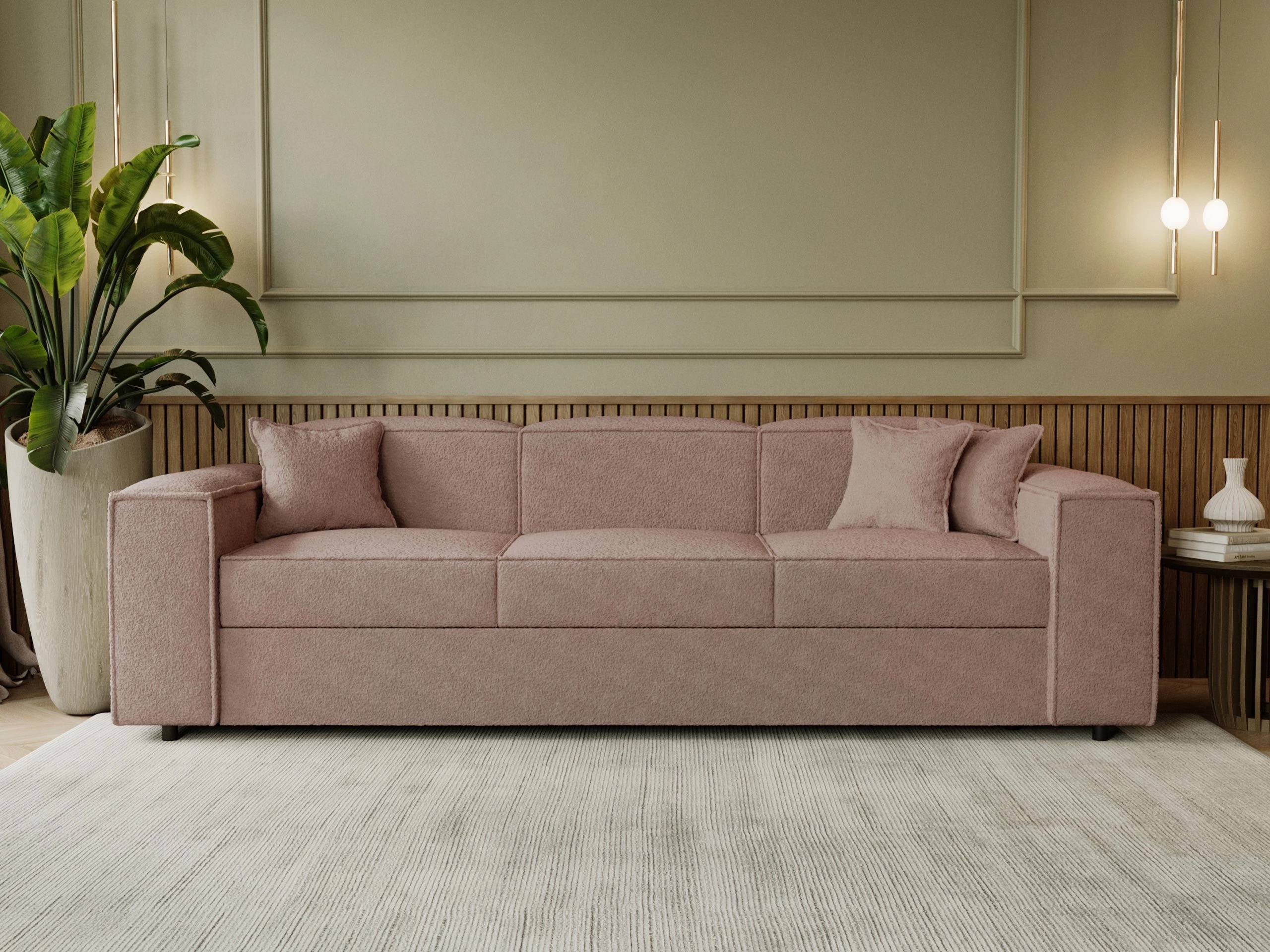 Sofa bed Clovis 114 (Coral 45)