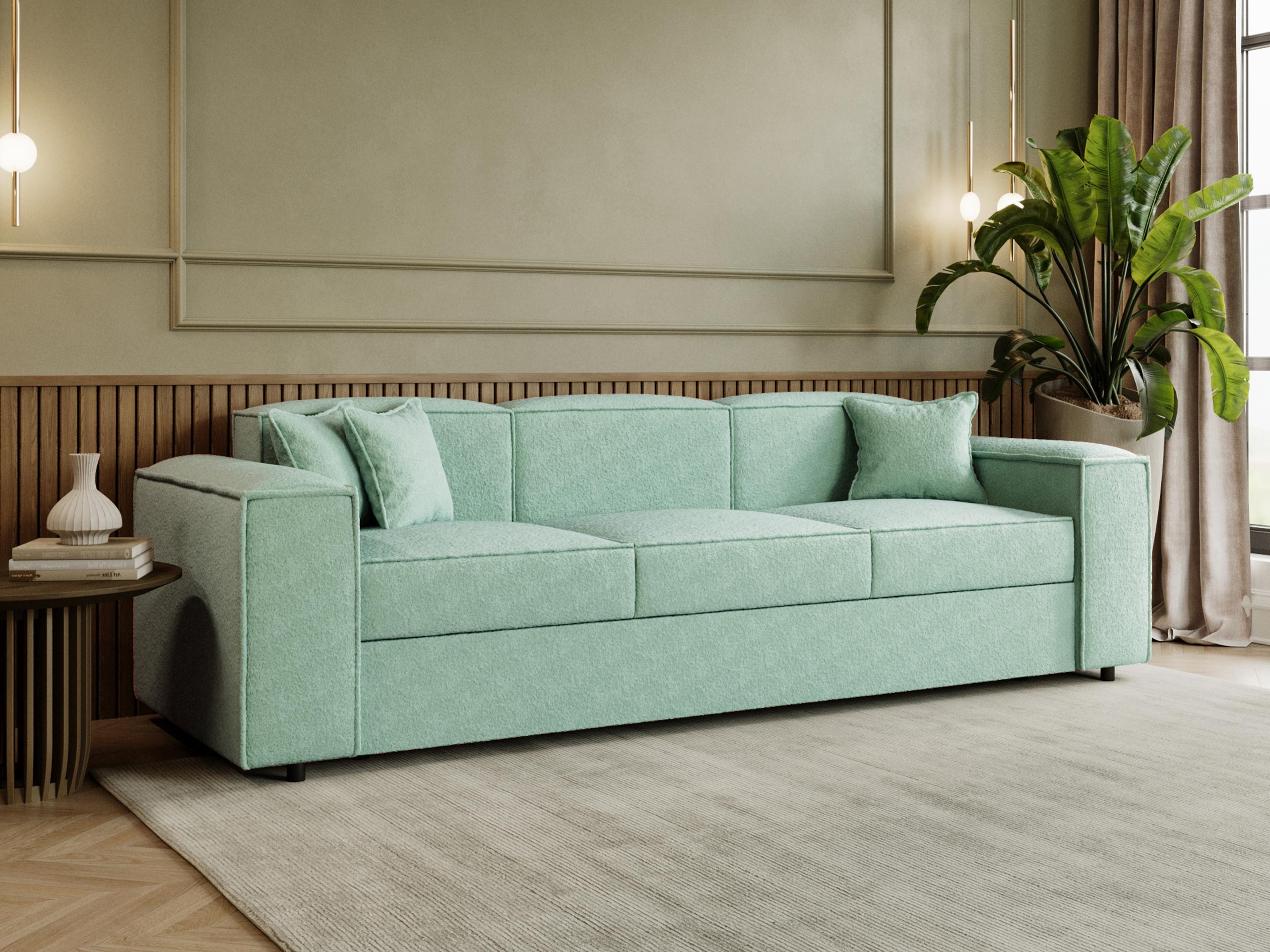Sofa bed Clovis 114 (Coral 55)
