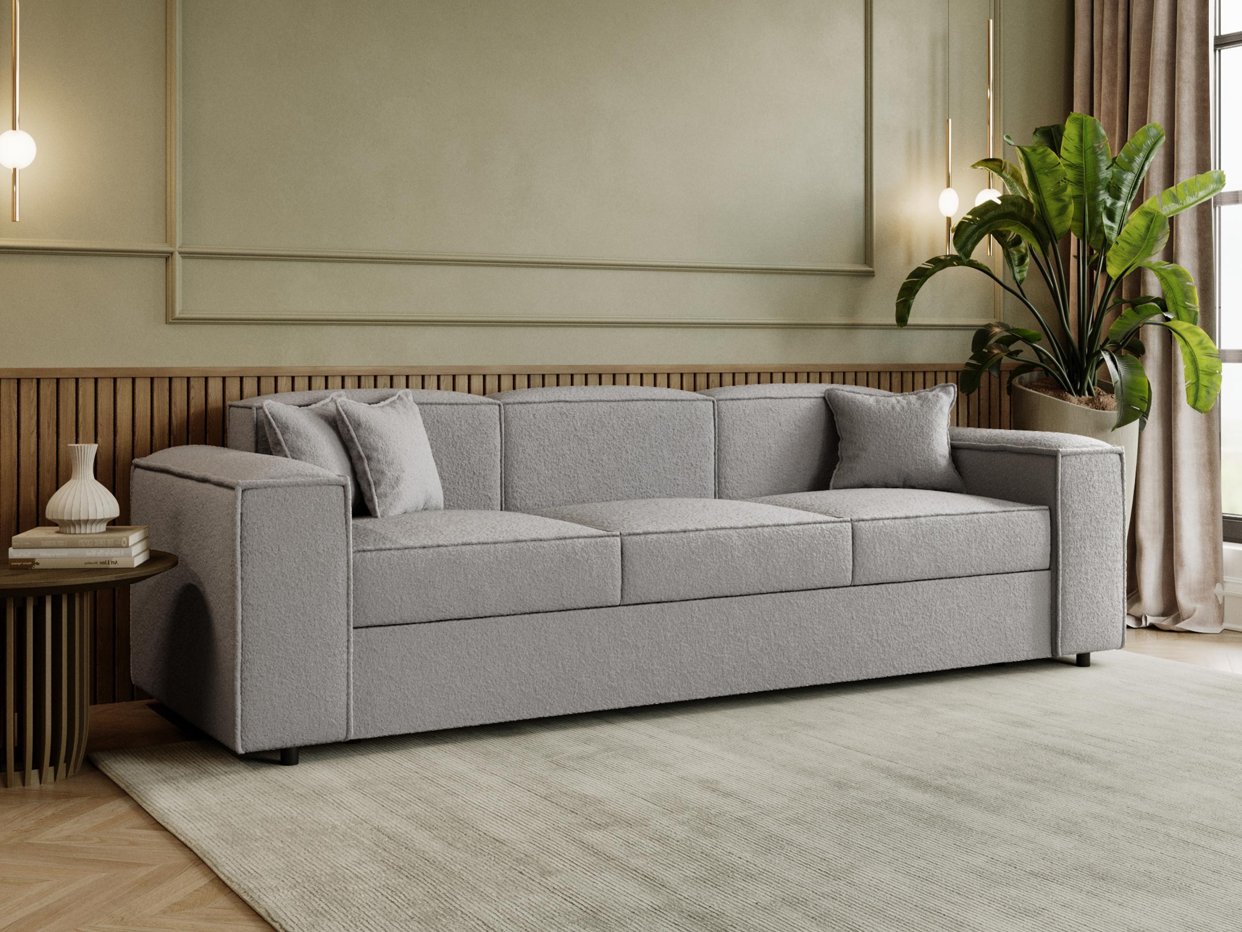 Sofa bed Clovis 114 (Coral 75)