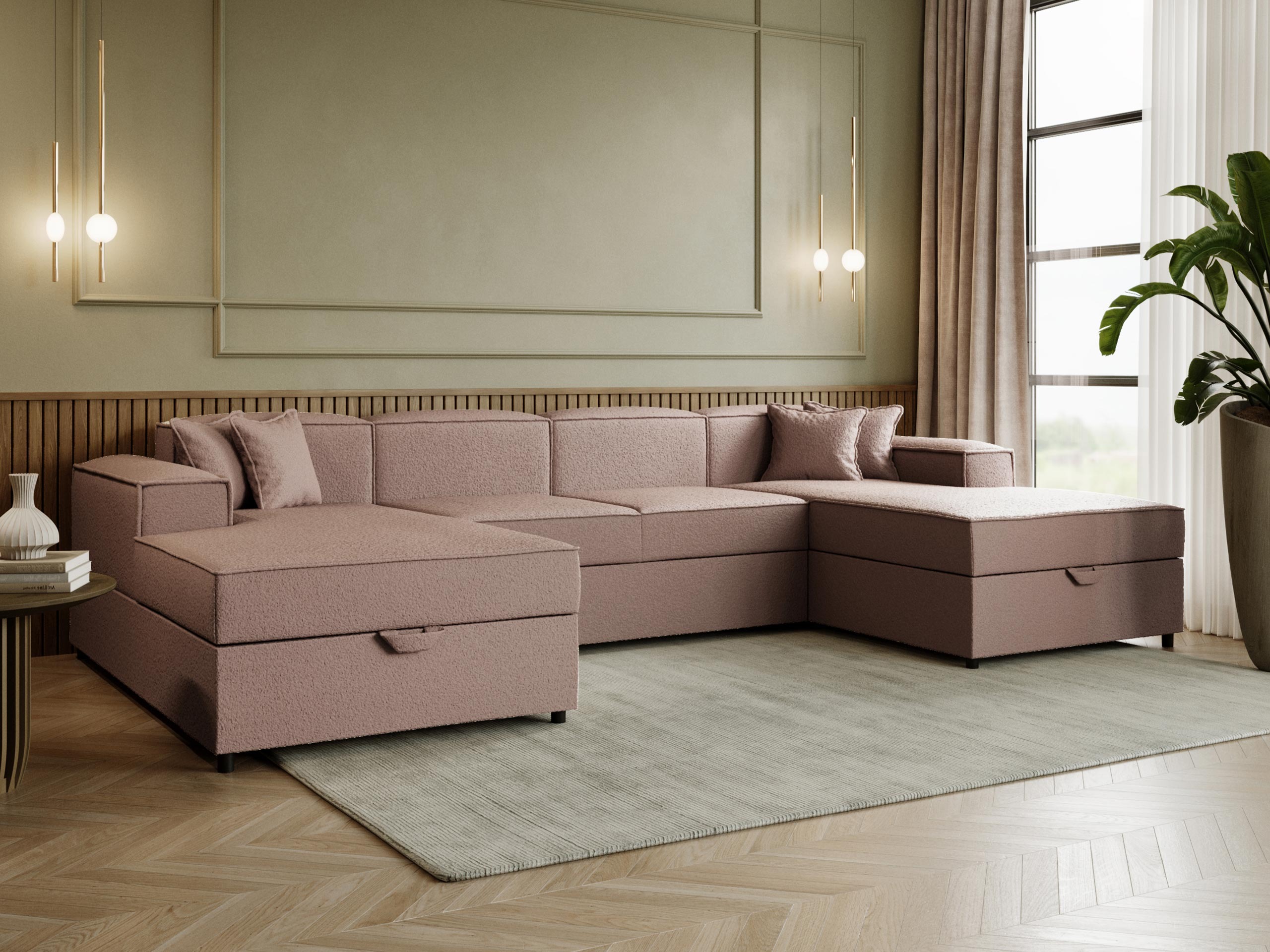 Corner sofa Clovis 115 (Coral 45)