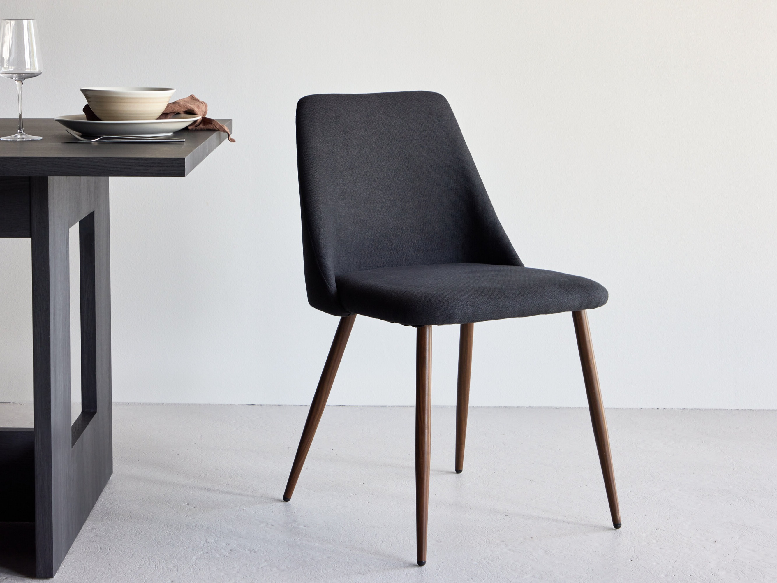 Chair Dallas 3886 (Black + Brown)