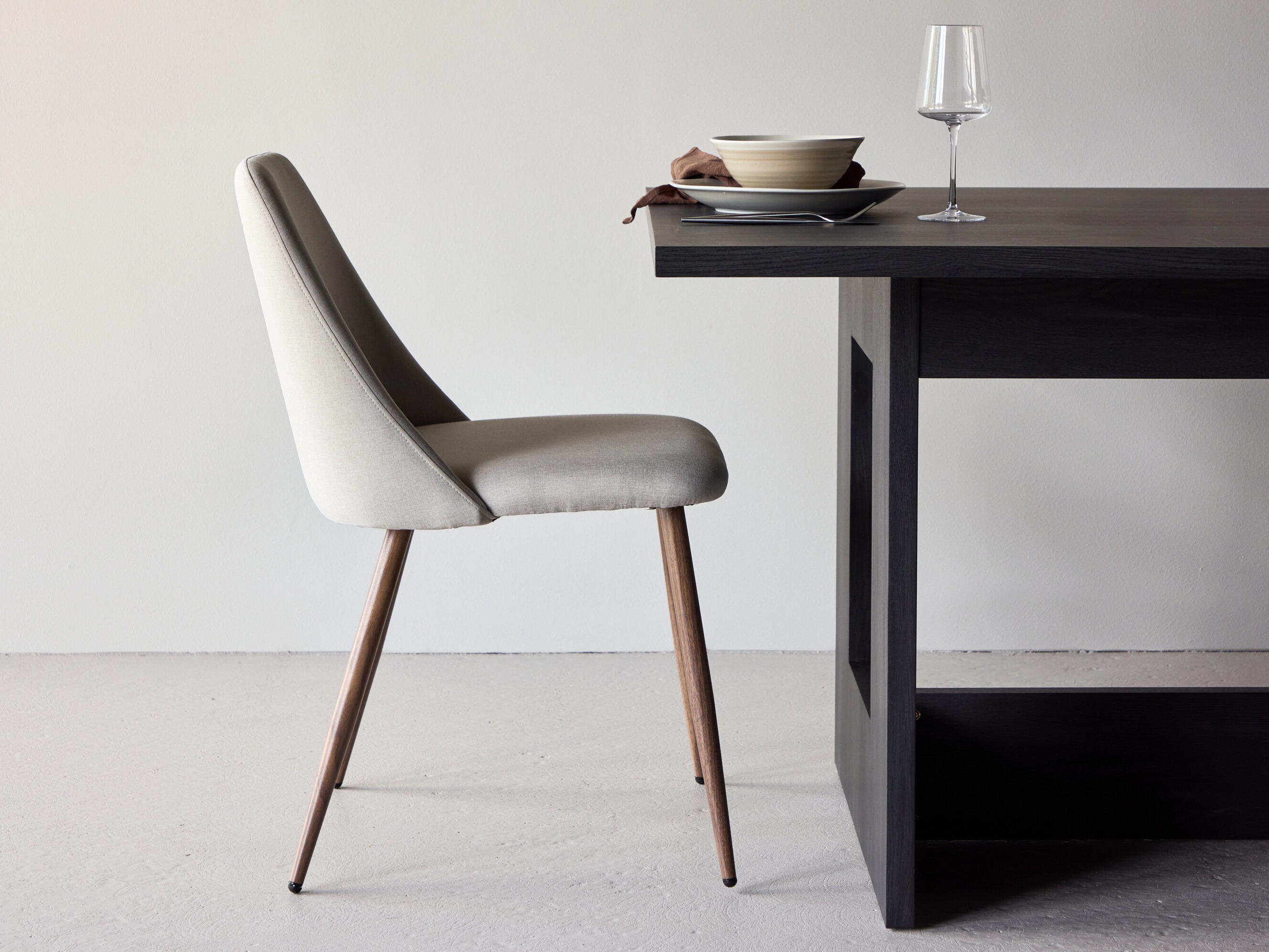 Chair Dallas 3886 (White + Brown)
