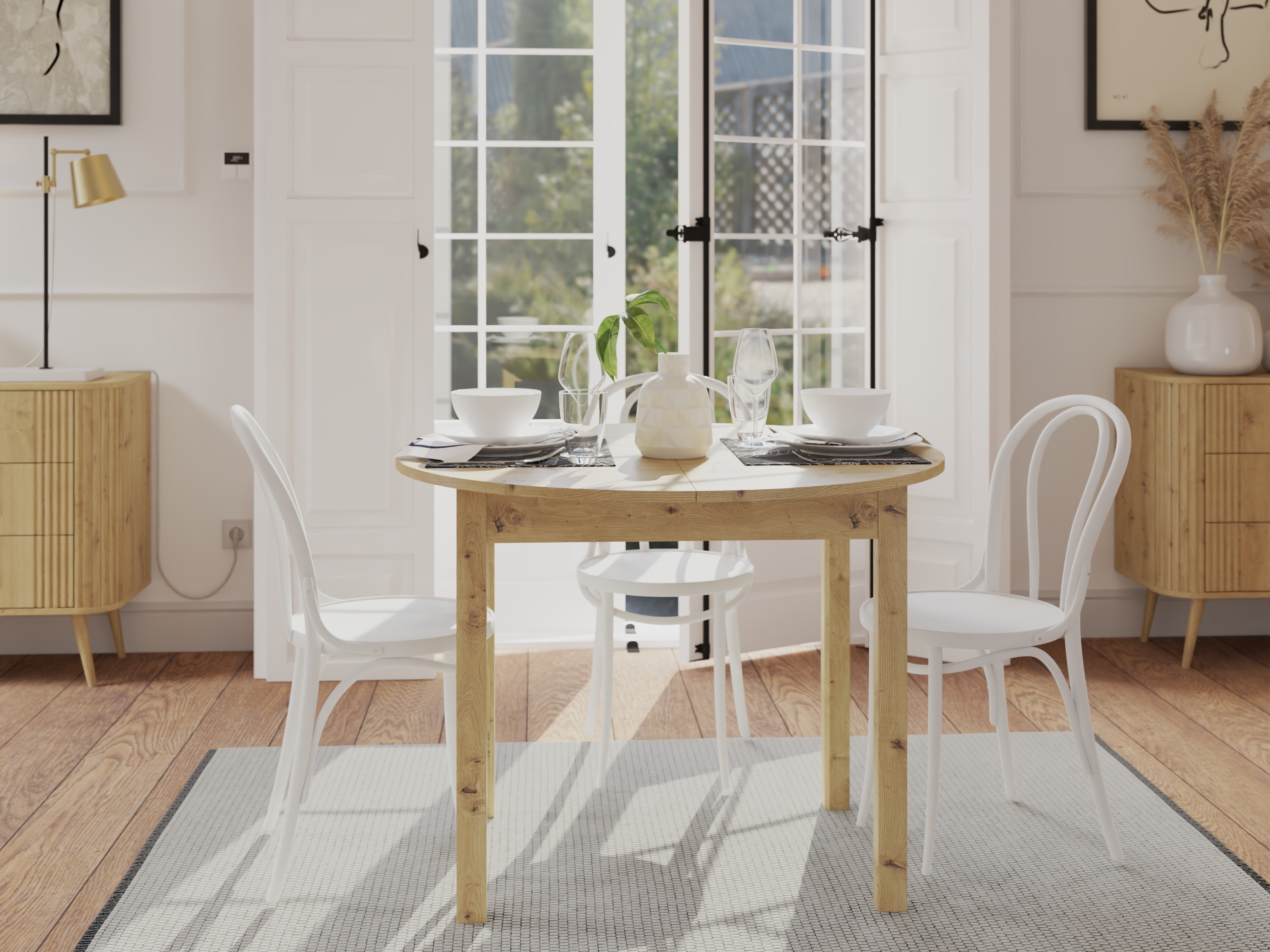 Table Bristol 226 (Artisan oak)