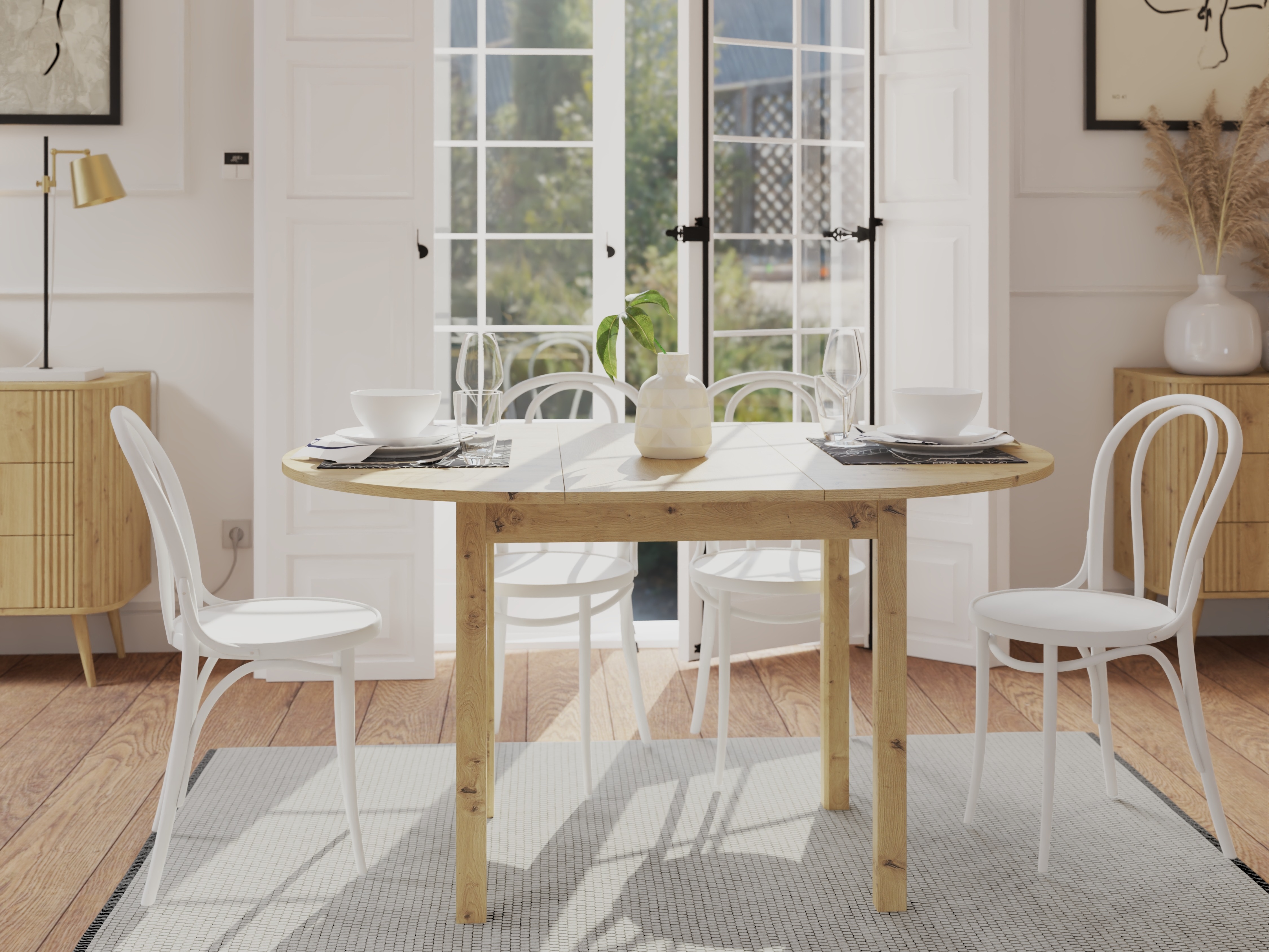 Table Bristol 226 (Artisan oak)