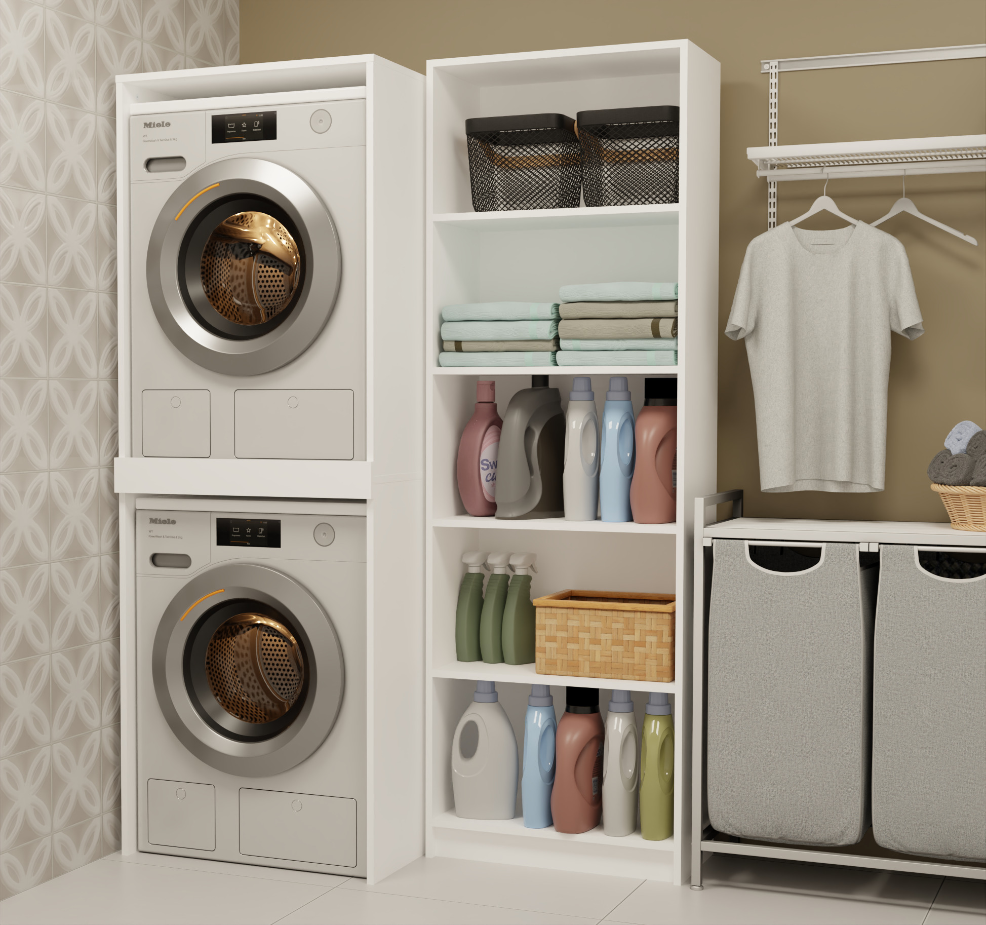 Bathroom shelf Balelbo 108 (White)