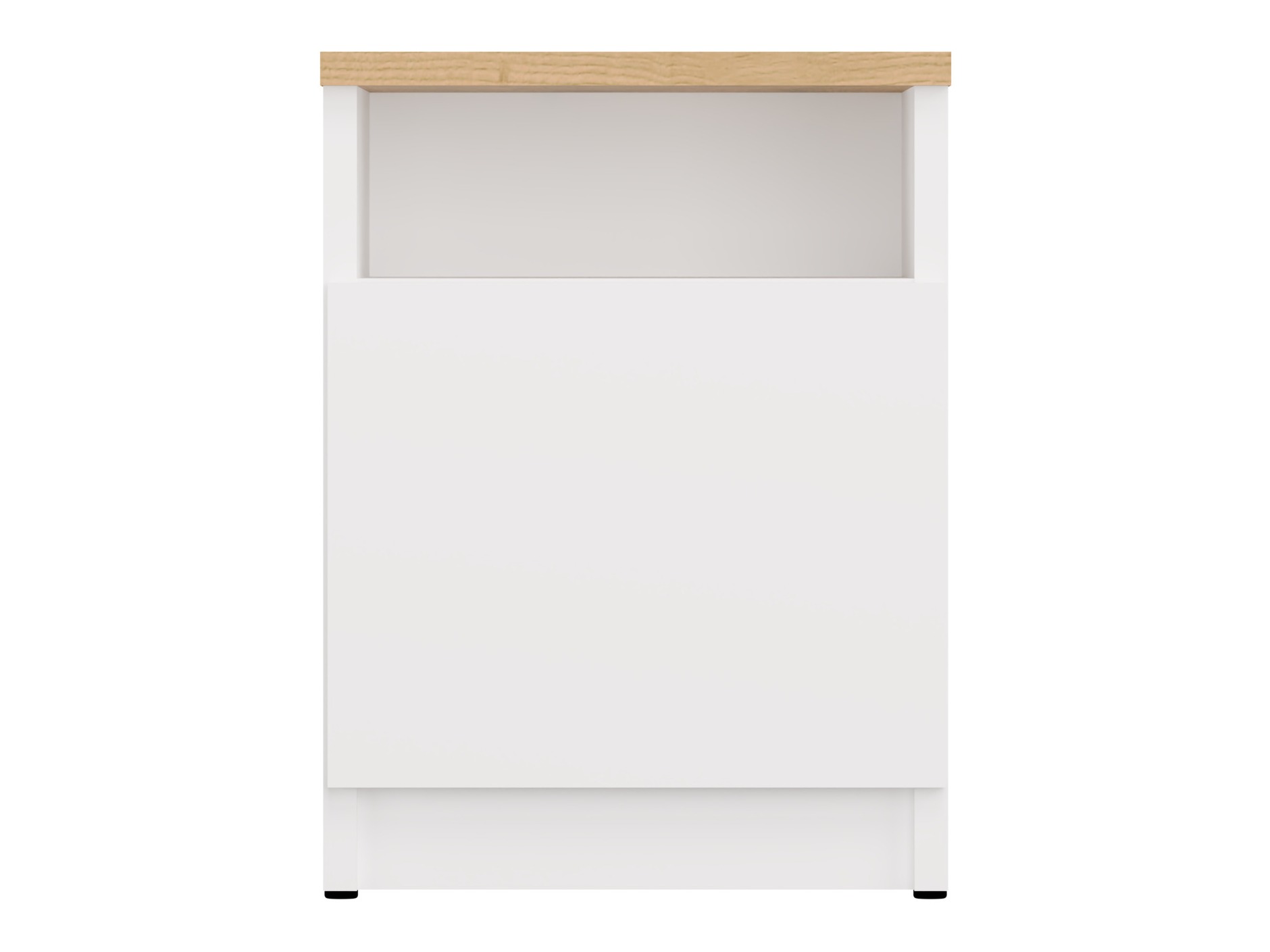Bedside table Mandeville 305 (White + Artisan oak)