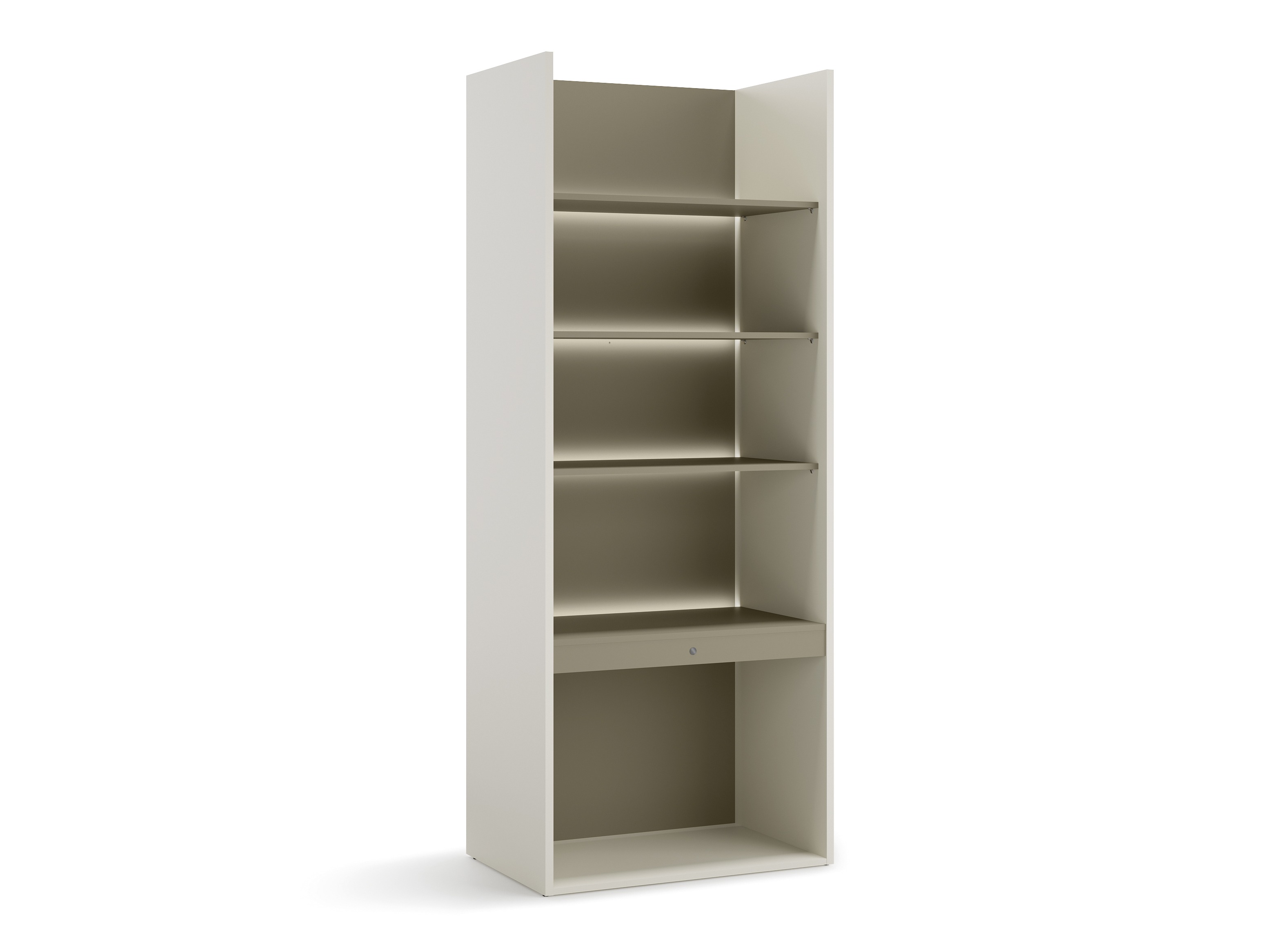 Bookcase Evareve 103 (Green + Light brown)