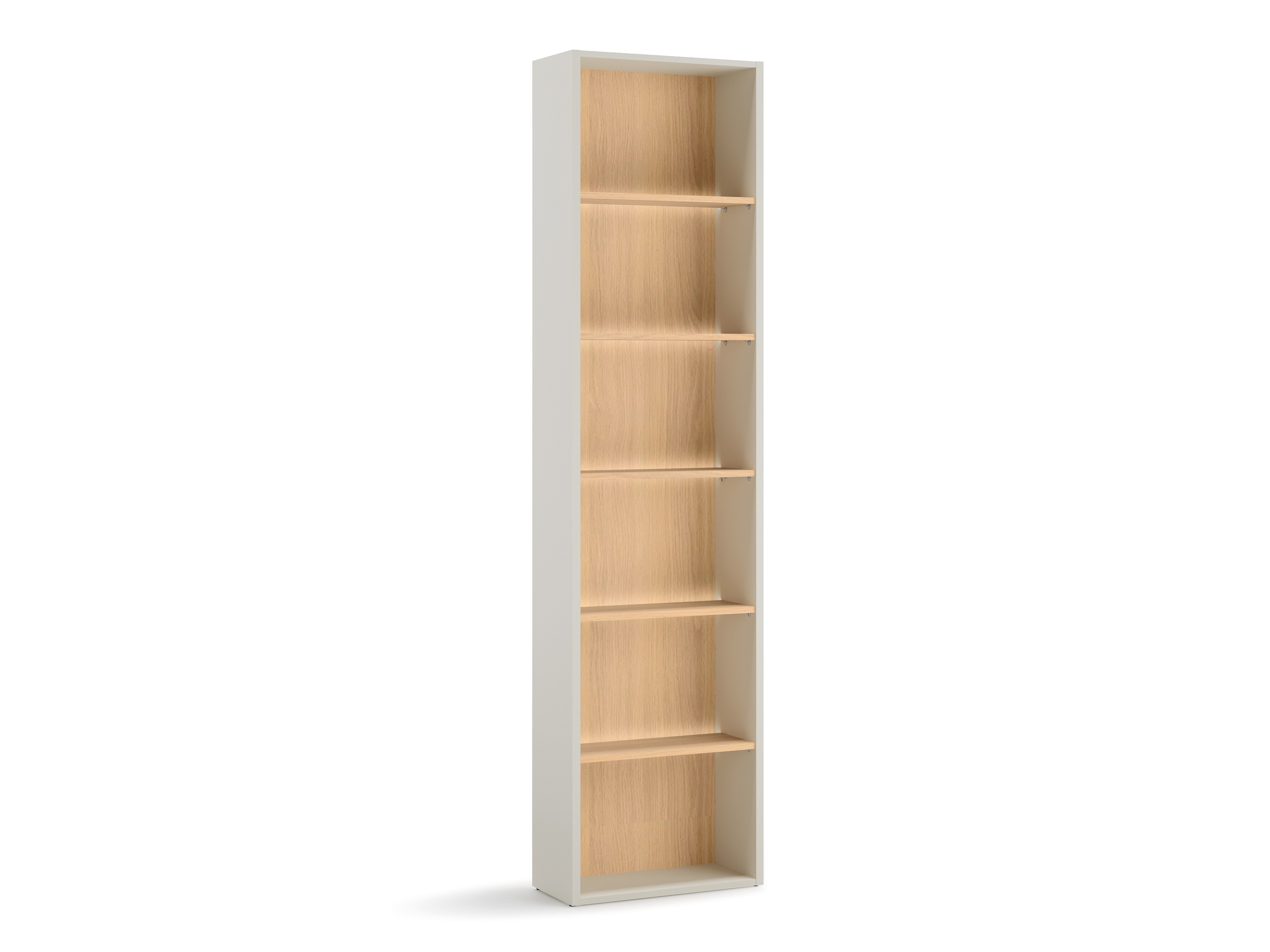Bookcase Evareve 104 (Oak + Light brown)