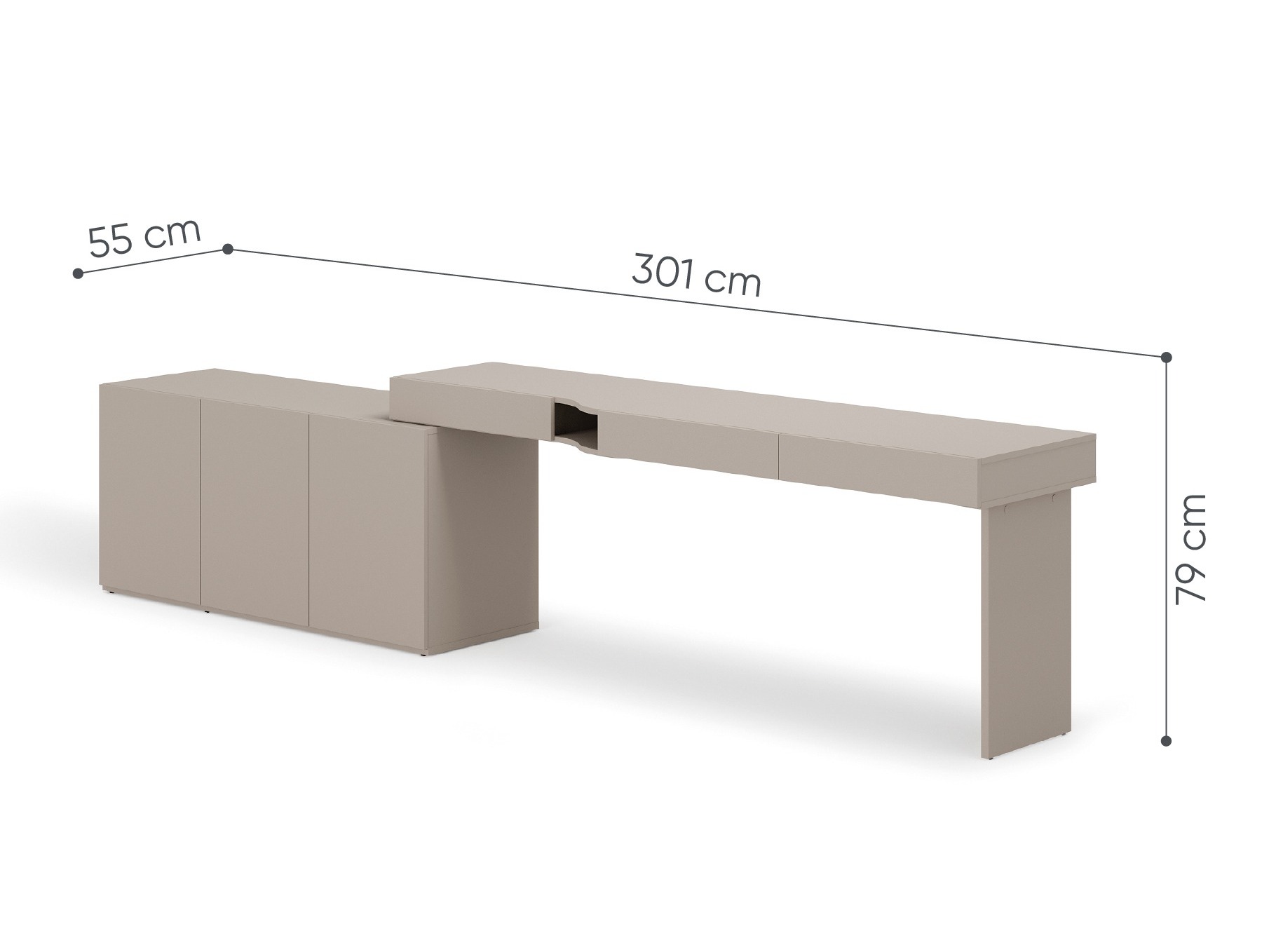 Desk Evareve 111 (Right)