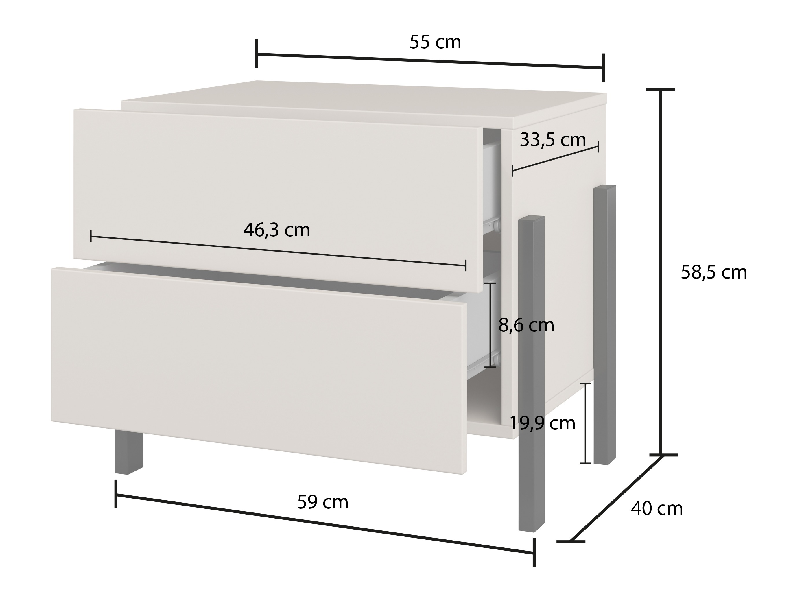 Bedside table Etsore 110