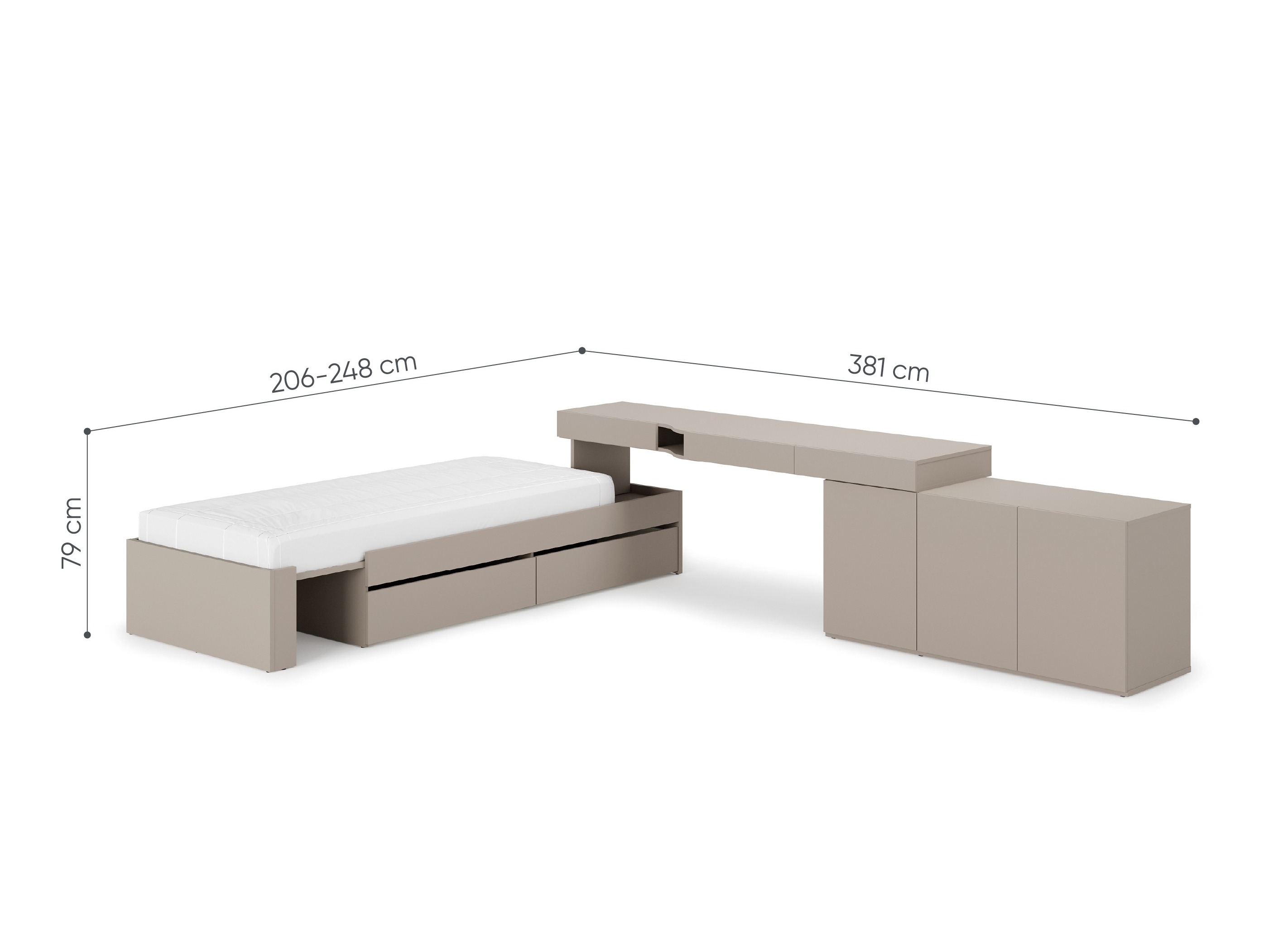 Furniture set Evareve 113 (Right)