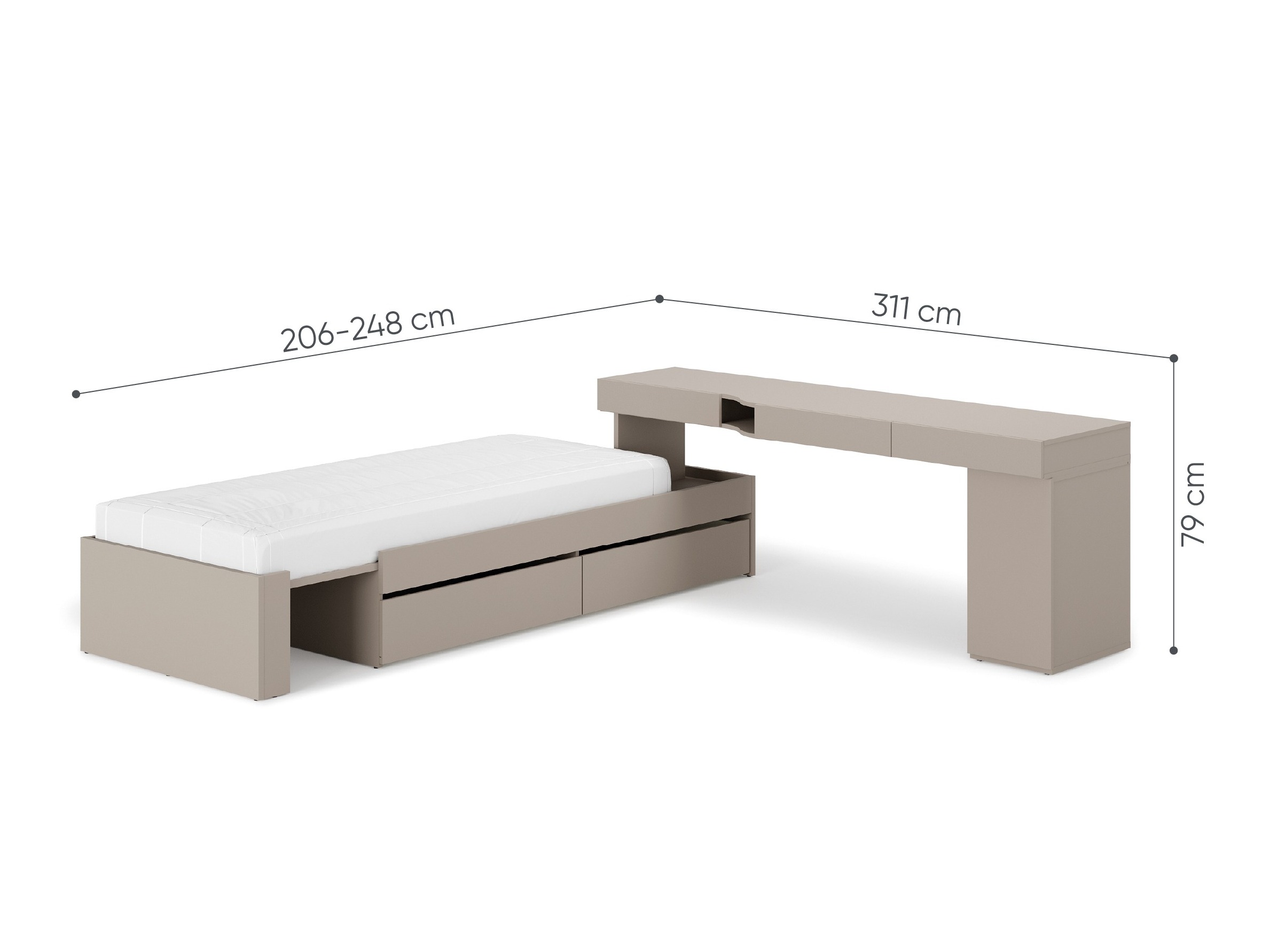 Furniture set Evareve 116 (Right)