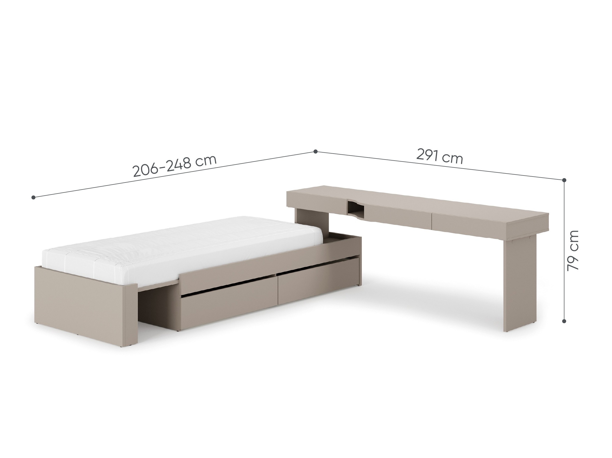 Furniture set Evareve 117 (Right)