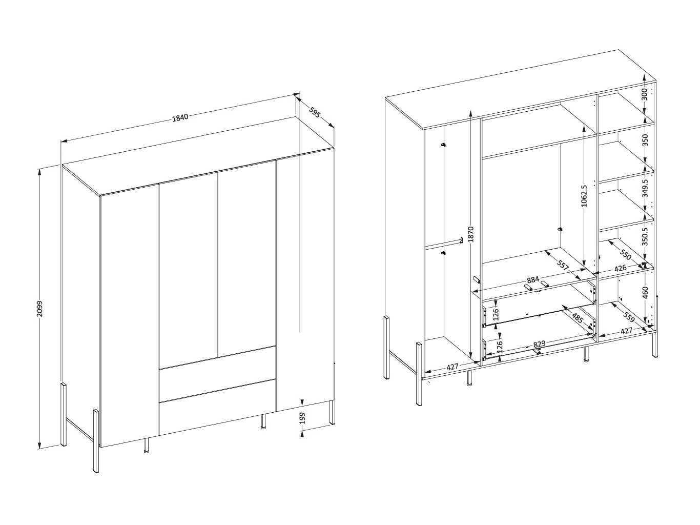 Bedroom set Etsore 115