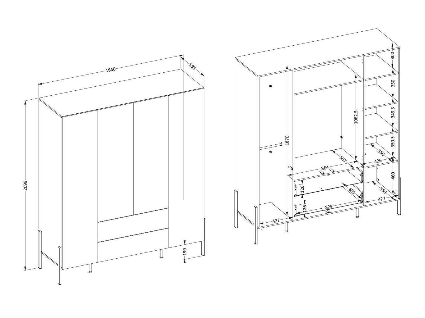 Bedroom set Etsore 115