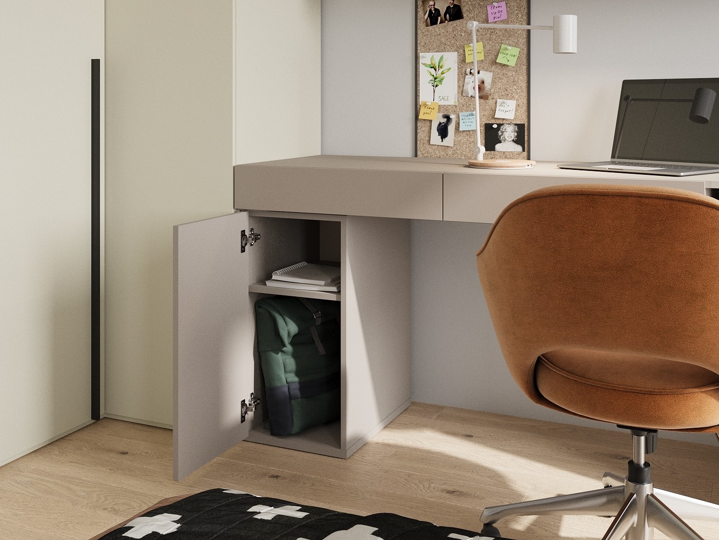 Desk Evareve 110 (Right)