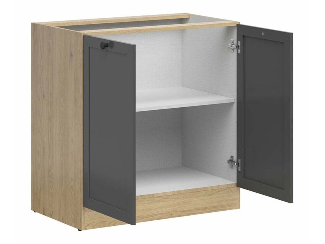 Modular cabinet with doors Classic Grey Oak 102