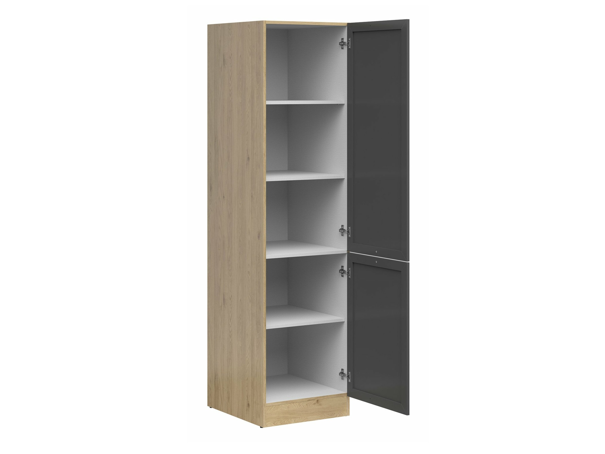 Modular cabinet with doors Classic Grey Oak 114