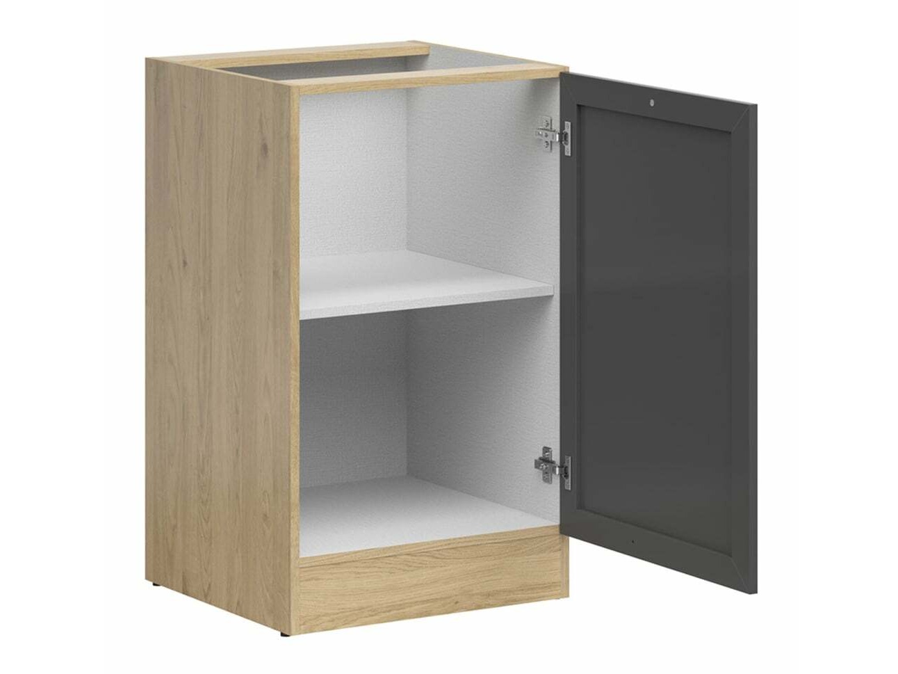Modular cabinet with doors Classic Grey Oak 116