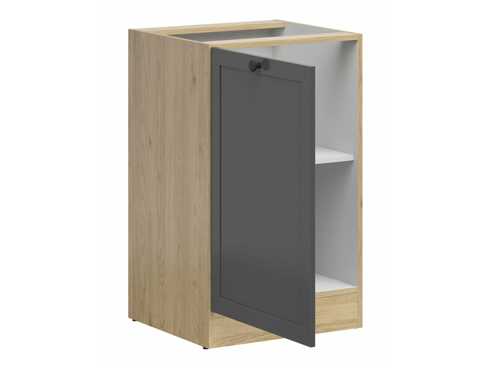 Modular cabinet with doors Classic Grey Oak 116