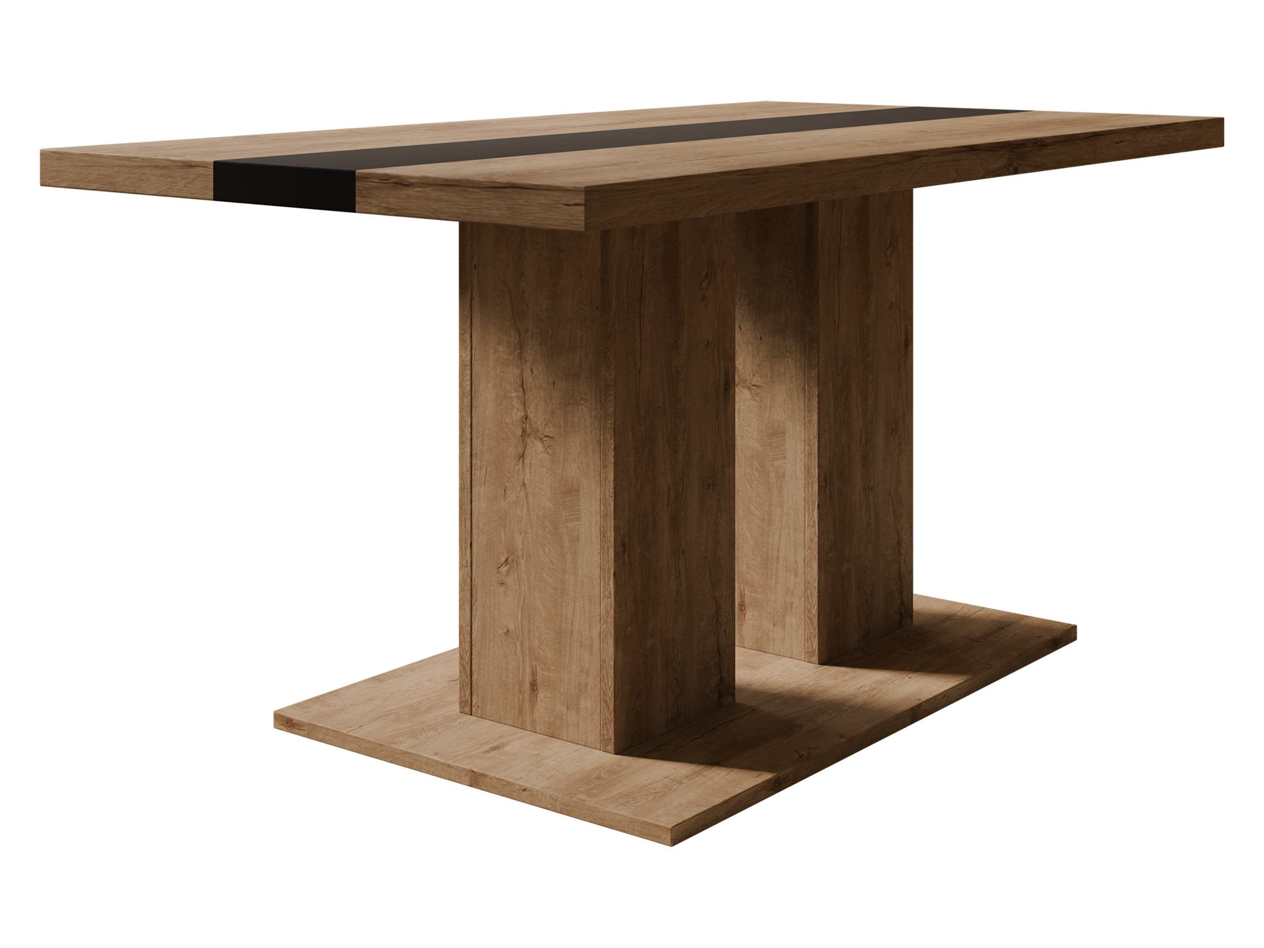Coffee table Tucson 147 (Lefkas oak + Black)