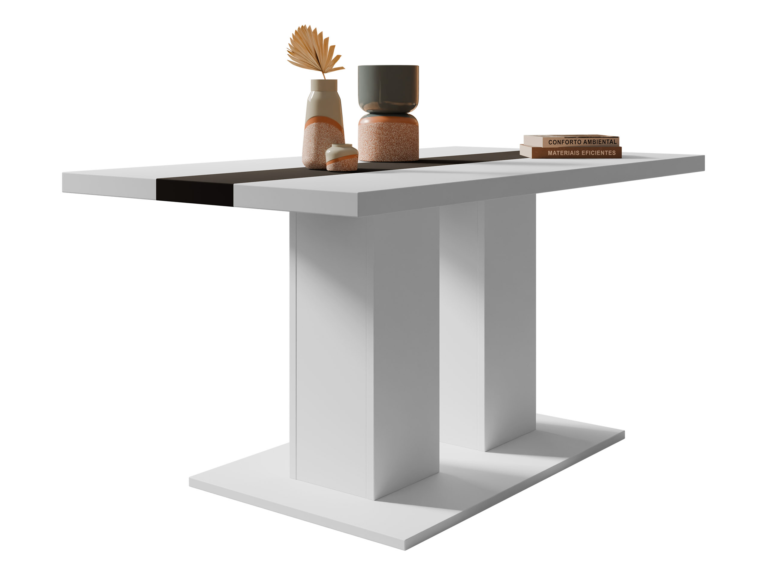 Coffee table Tucson 147 (White + Black)