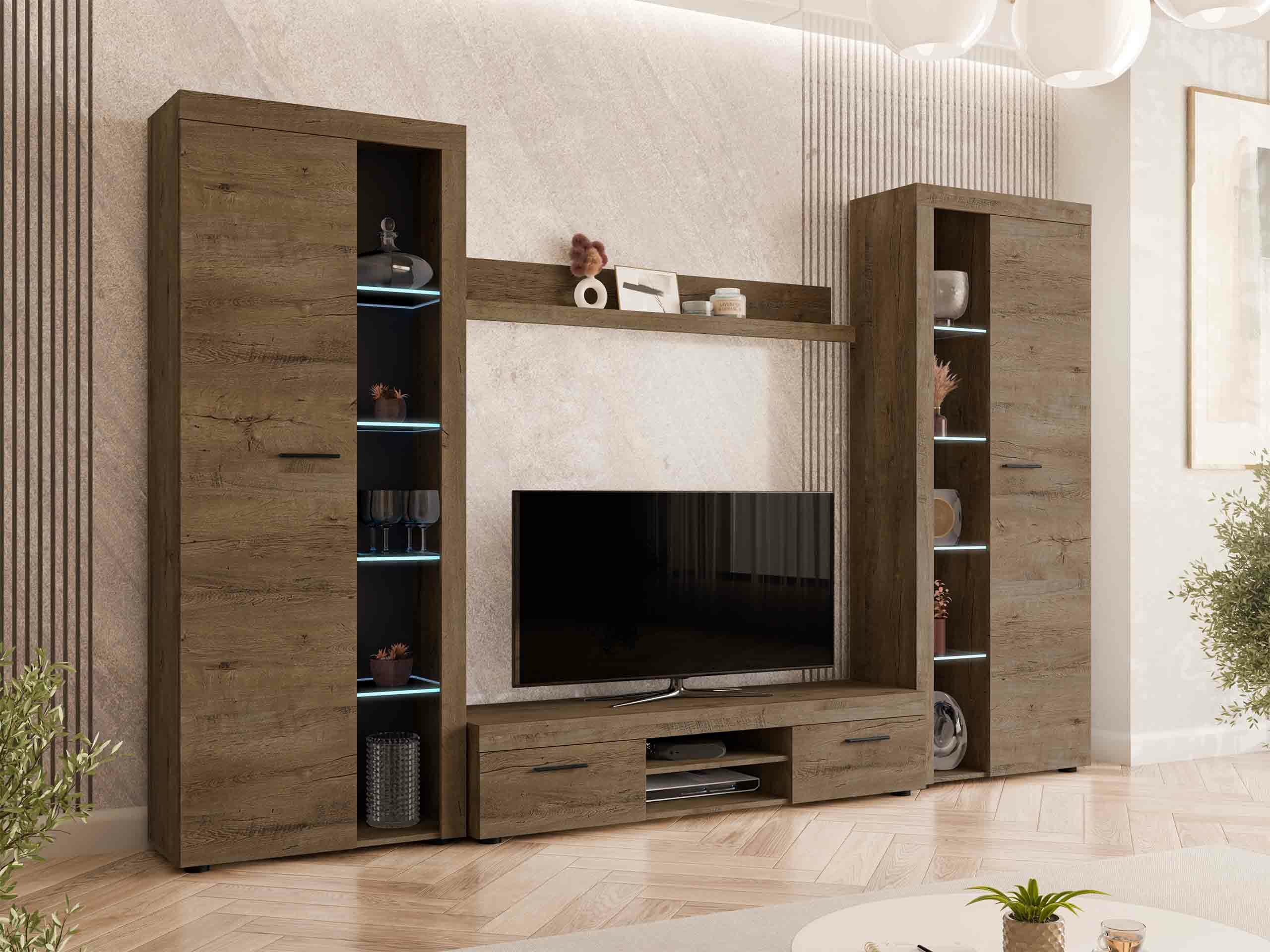 Living room set Univio II (Lefkas oak)