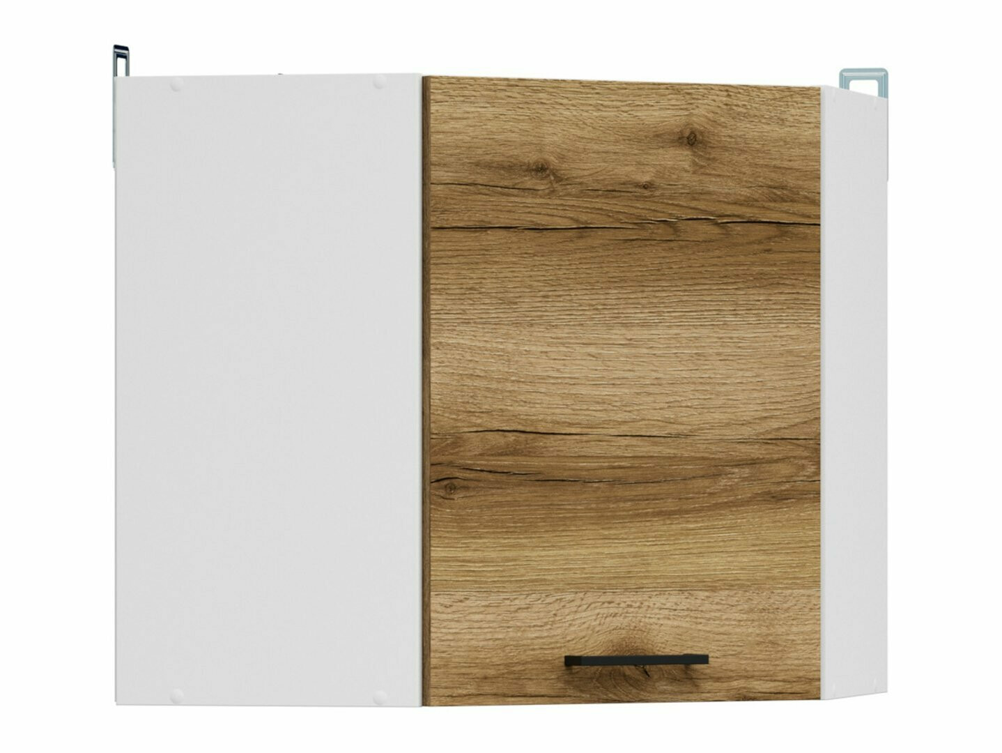 Modular wall-mounted corner cabinet Dela 105